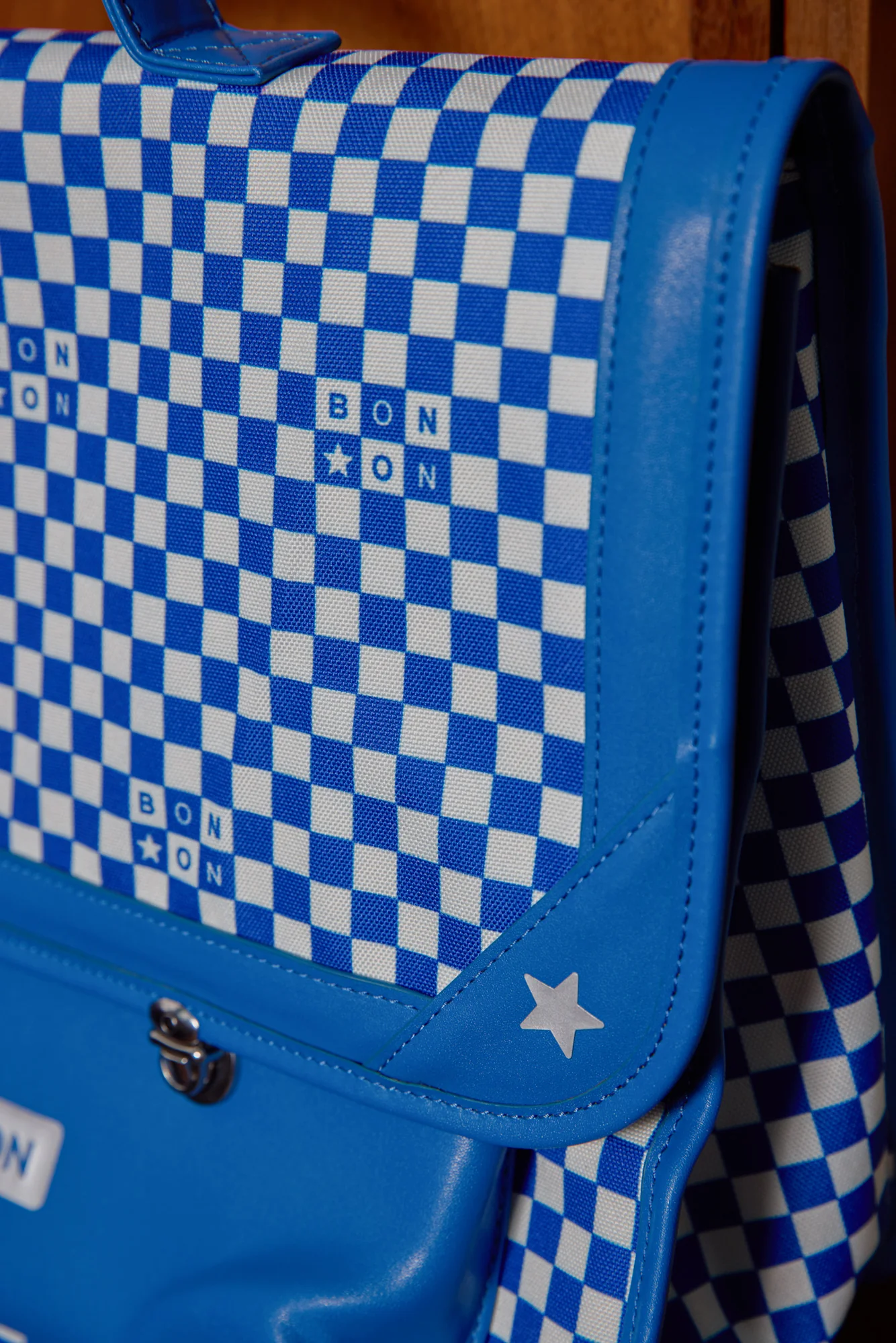 Cartable - Bleu Damier - Image 5