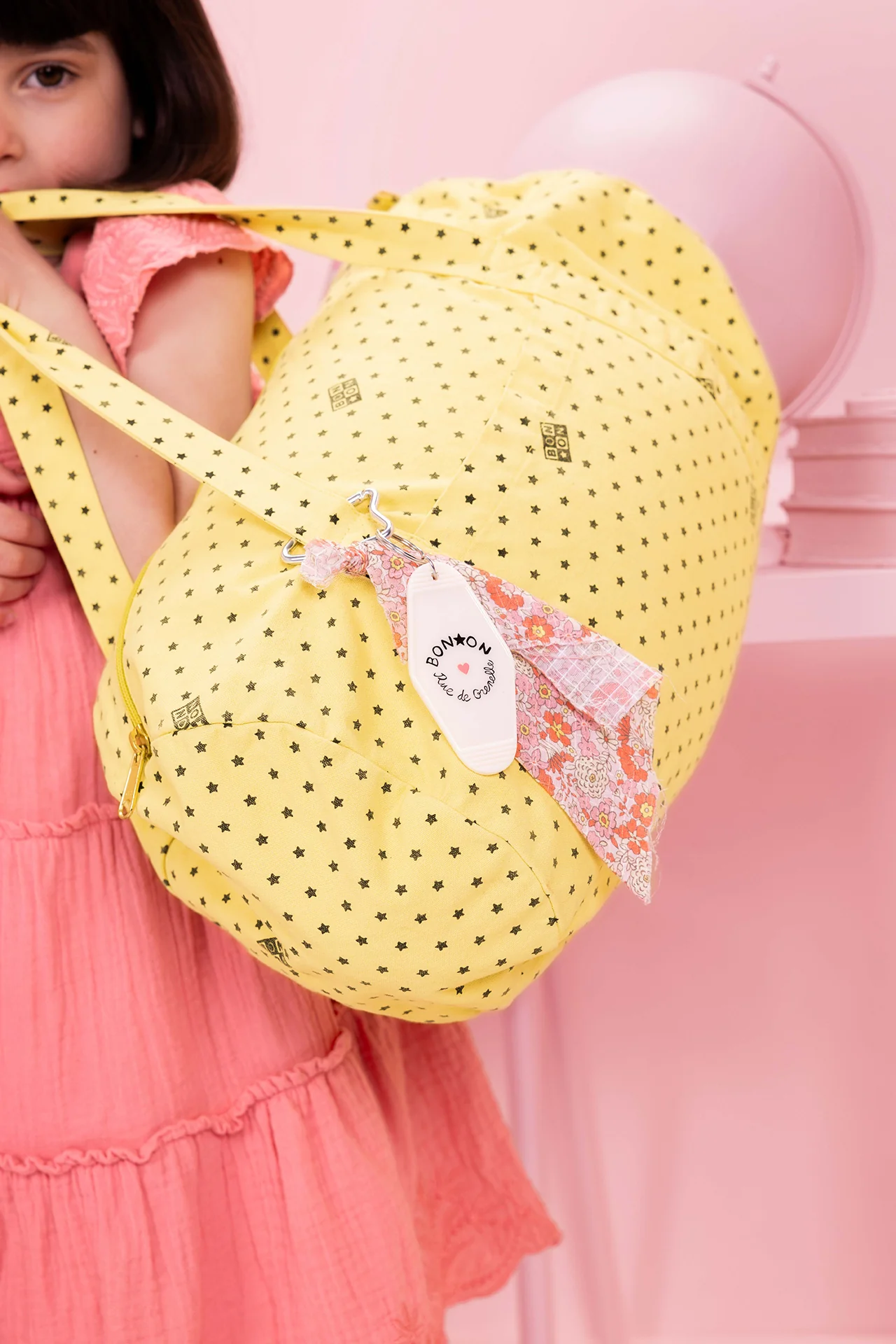 Porte-clés - Fleur Vintage Rose - Image 2