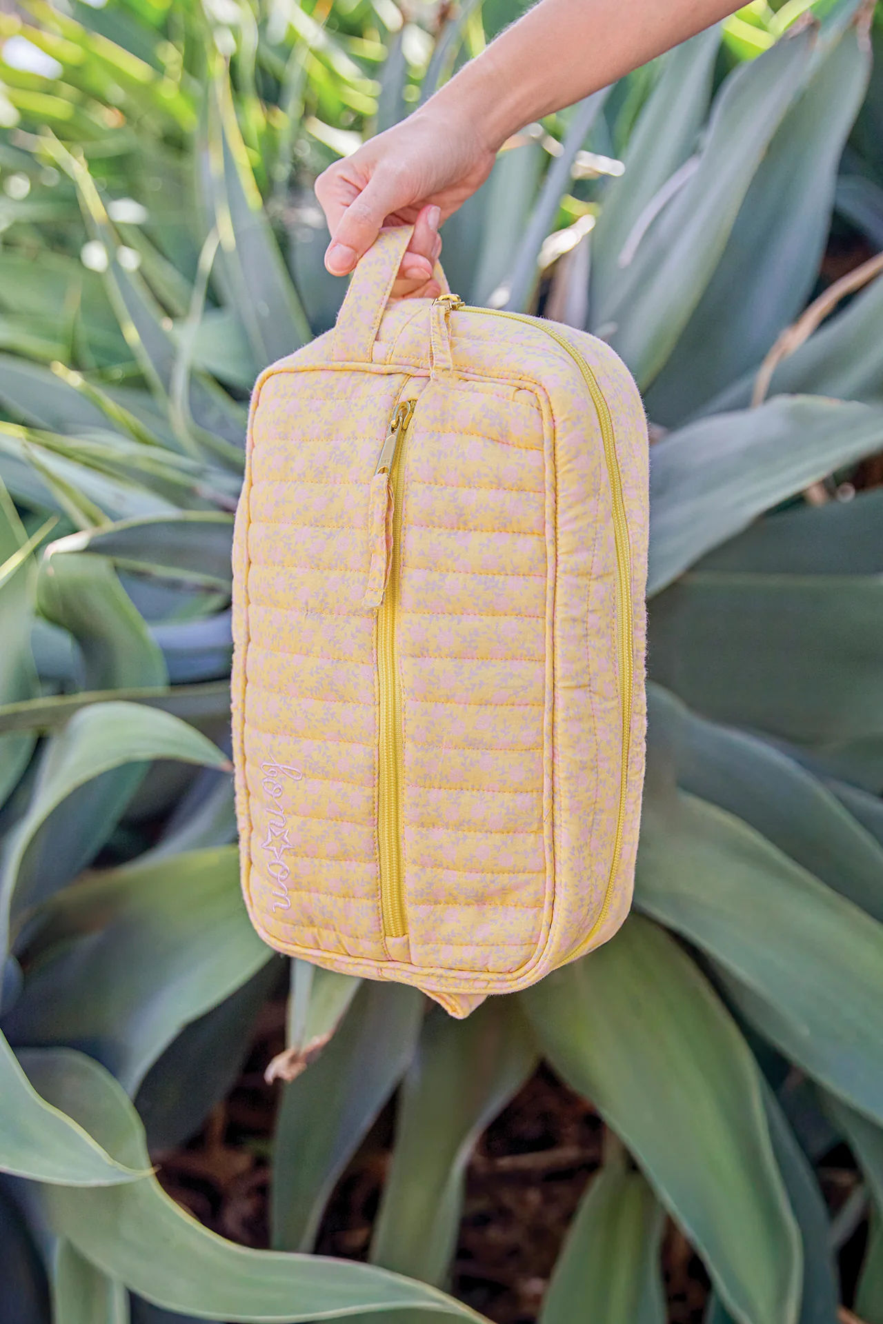 Trousse de toilette - Foulfleur Jaune - Image 3