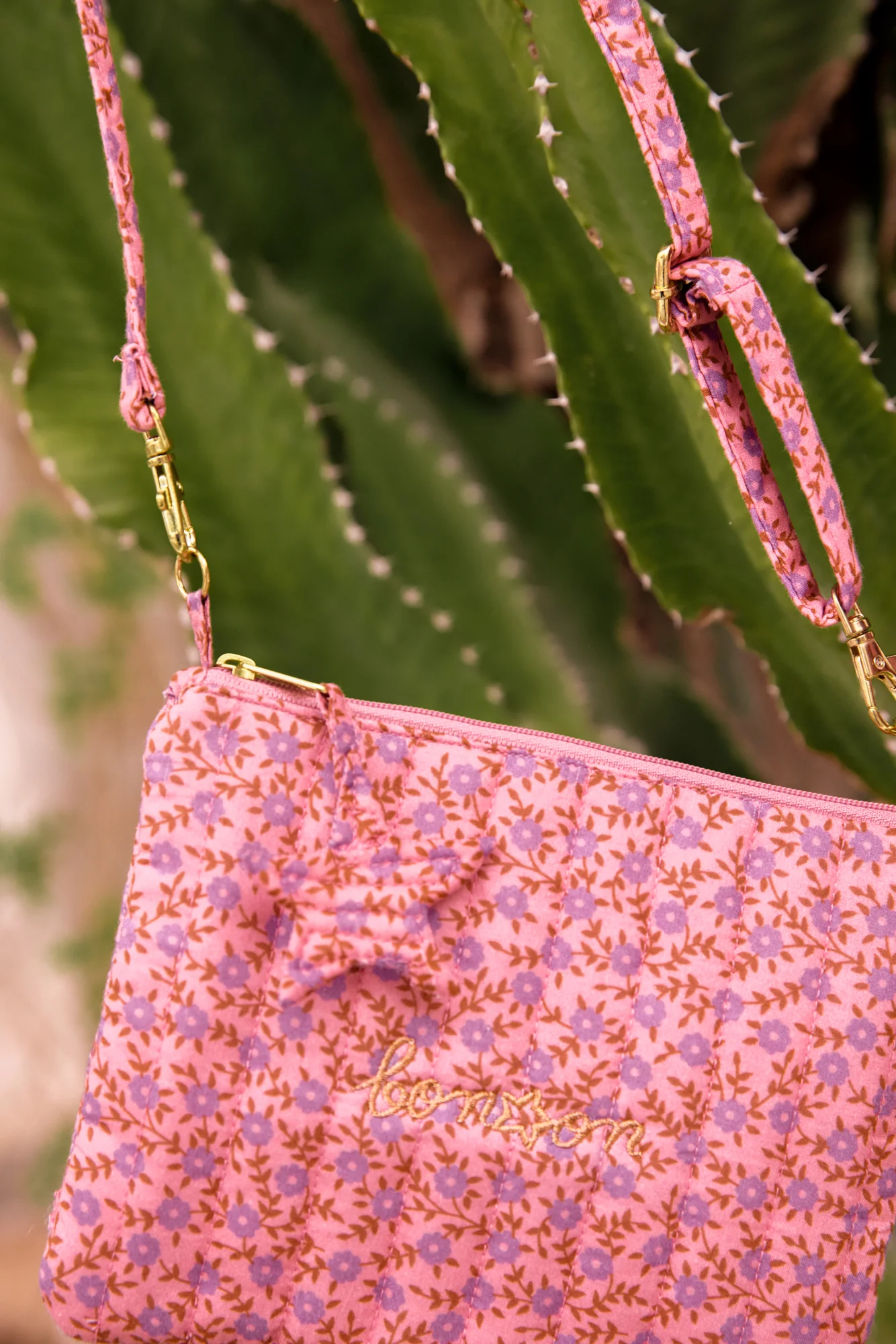 Pochette à bandoulière - Telma Foulfleur Violet - Image 2