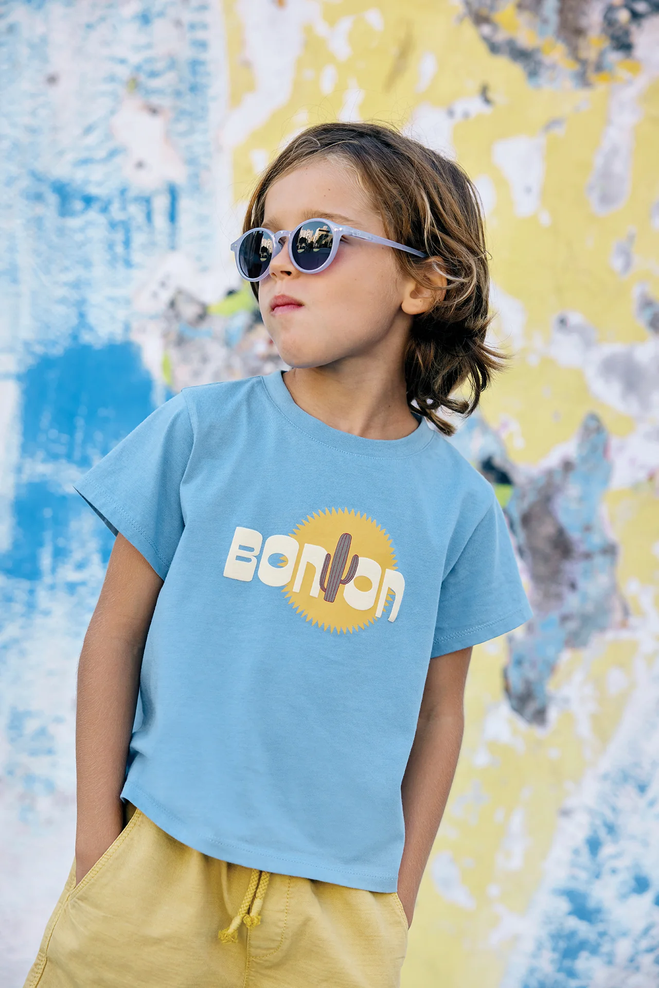 T-Shirt - Tubo Cactus Bleu Azul