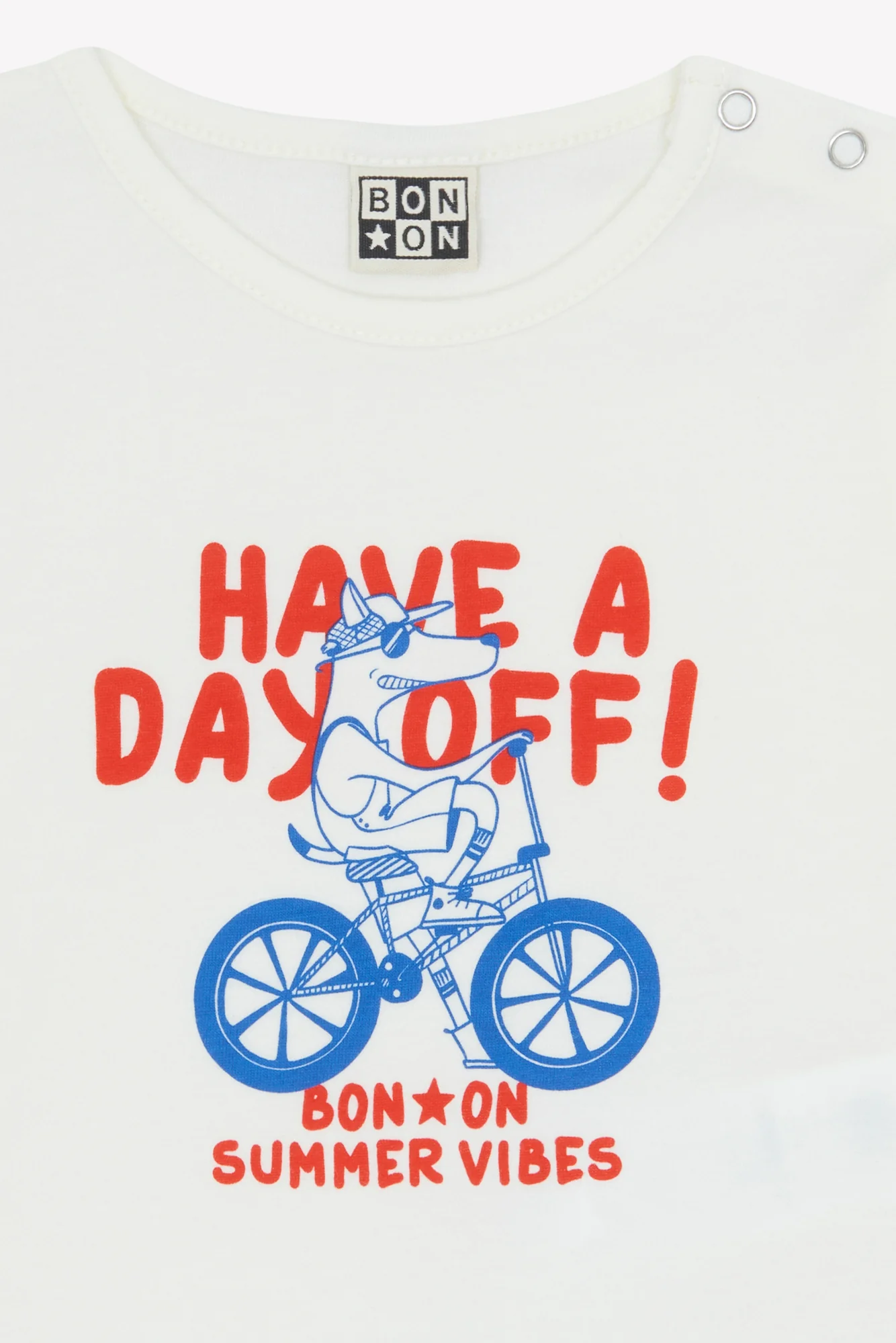 T-Shirt - Tuba Day Off Ecru Bonton - Image 5