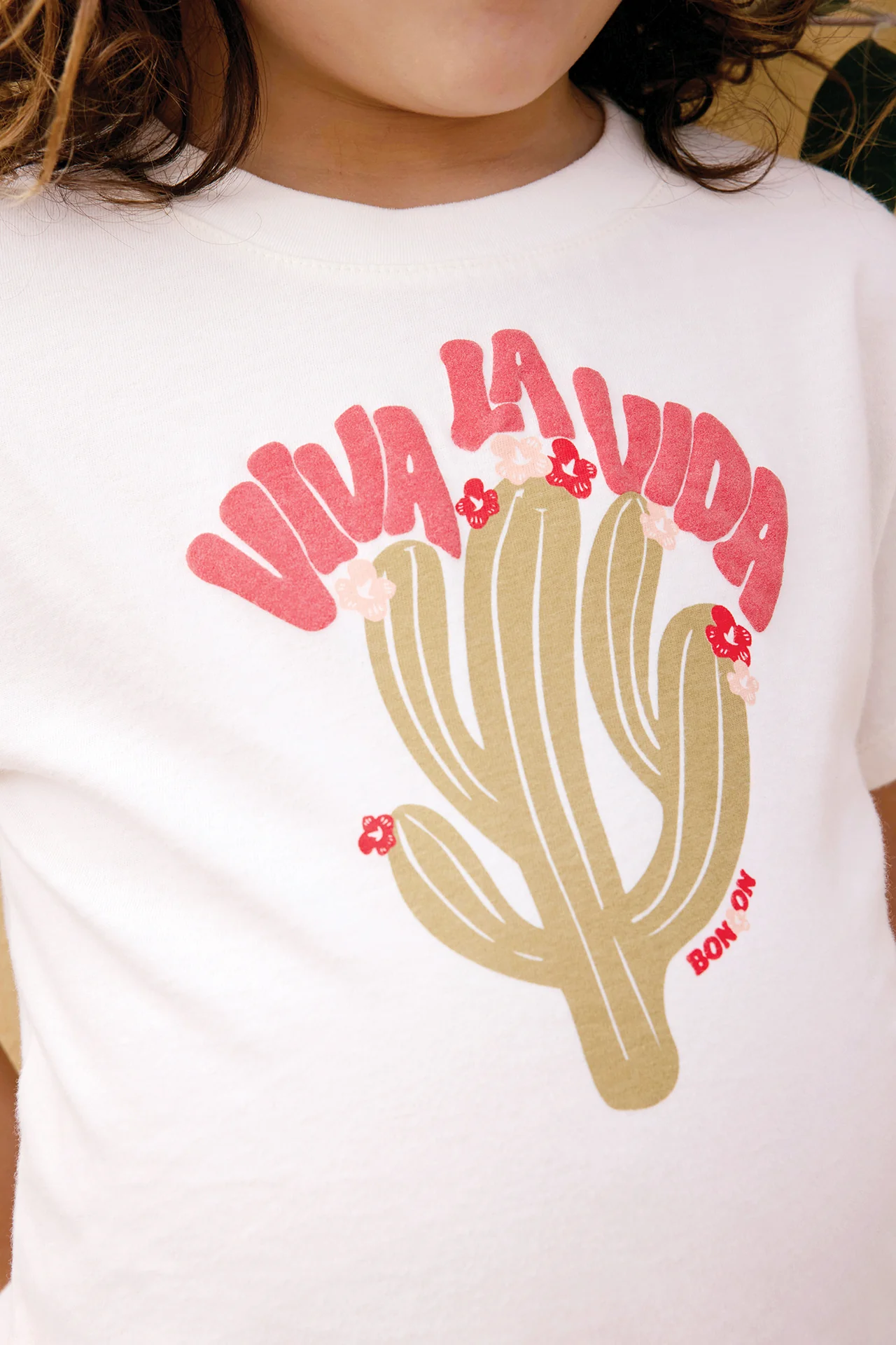T-Shirt - Tubo Viva Ecru Bonton - Image 2