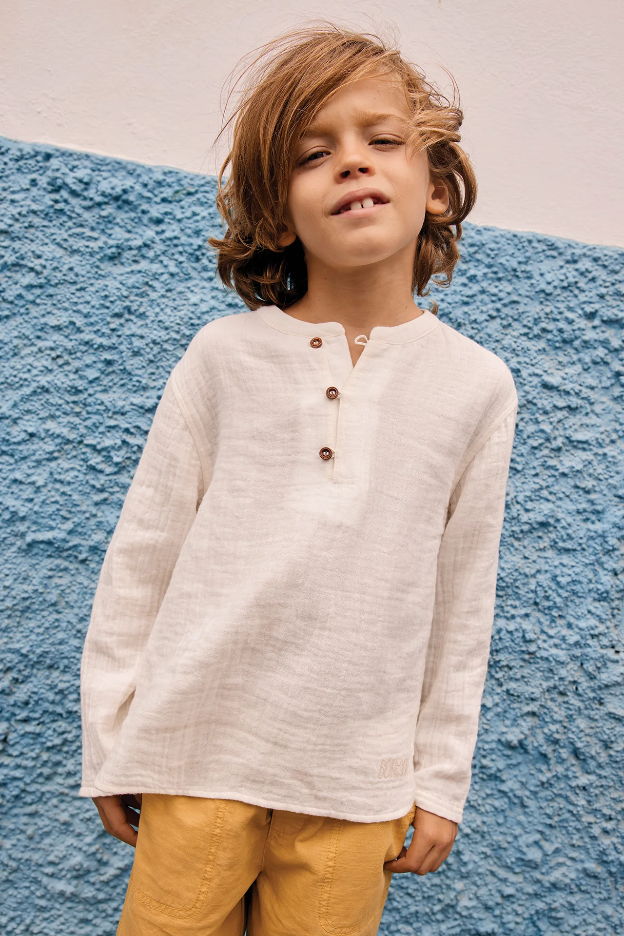 Chemise - Noah Ecru Bonton