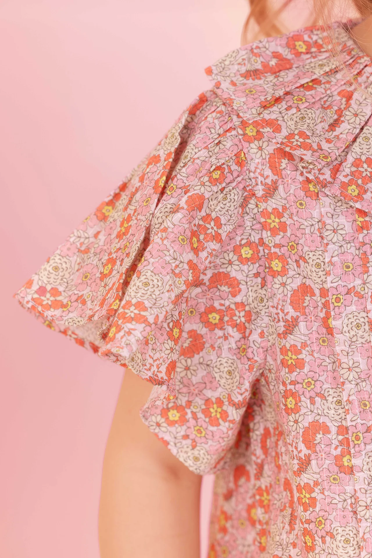 Blouse - Nancy Fleurs Vintage Rose - Image 2