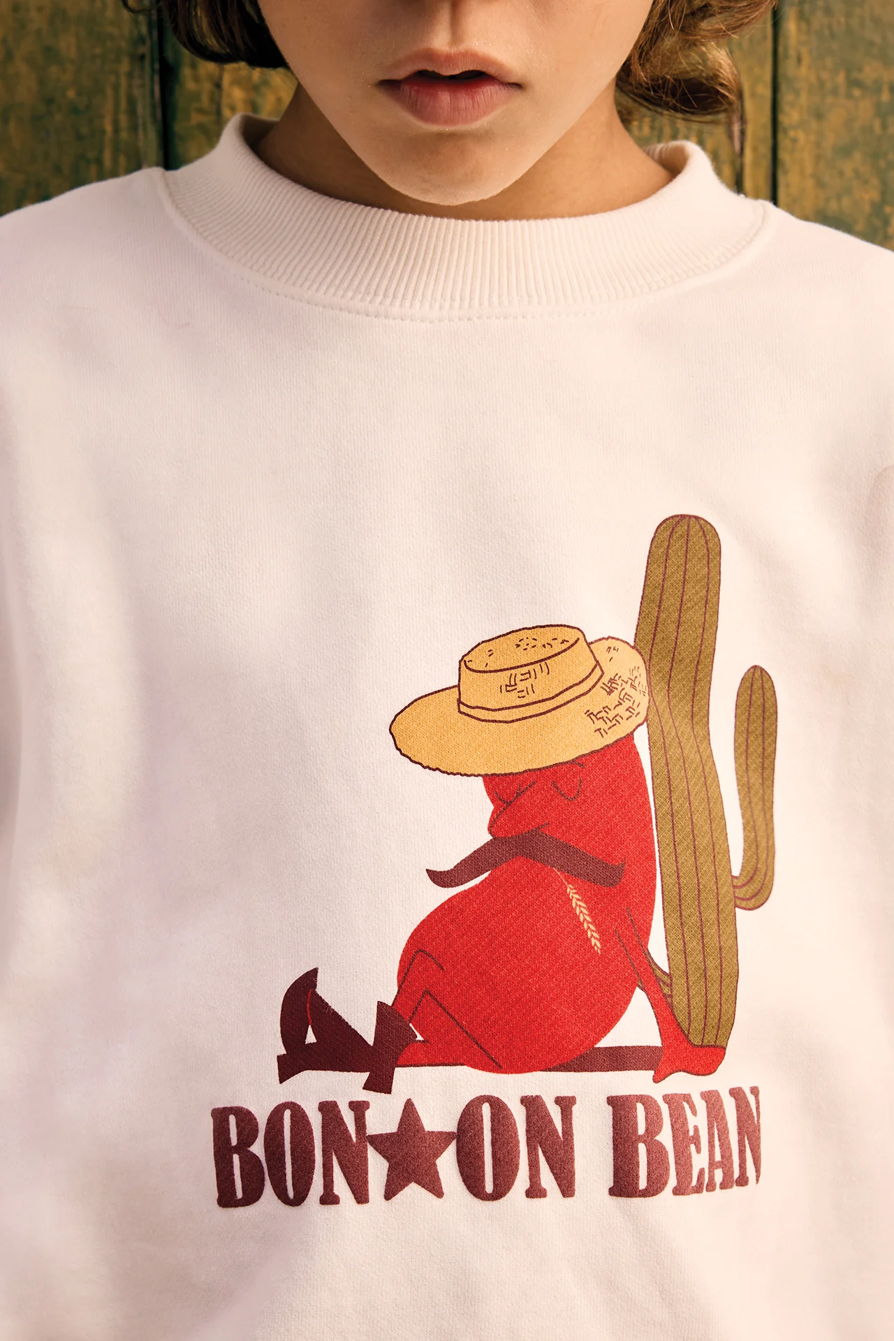 Sweat - Lame Bean Ecru Bonton - Image 2