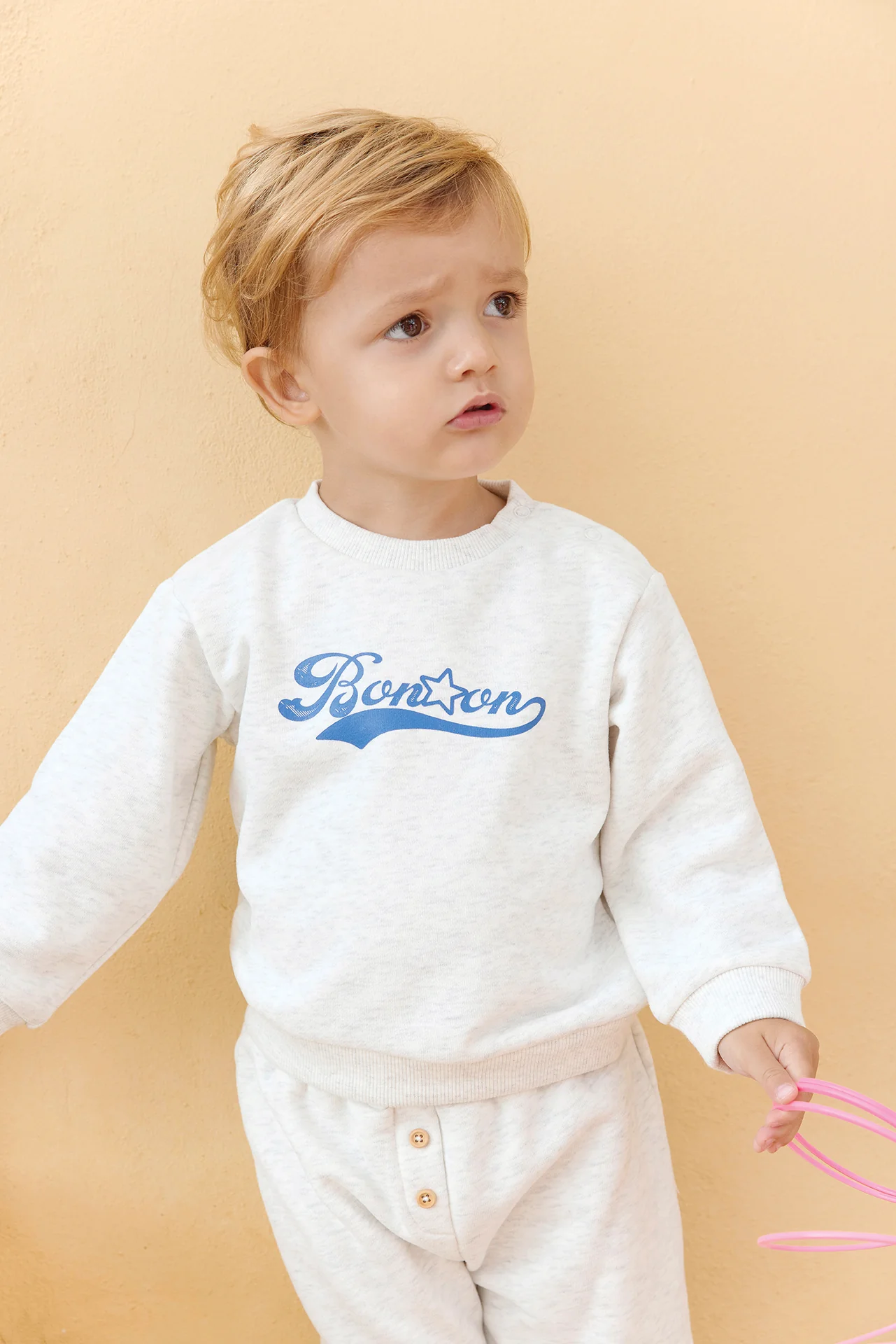 Sweat - Smily Logo Gris Chine