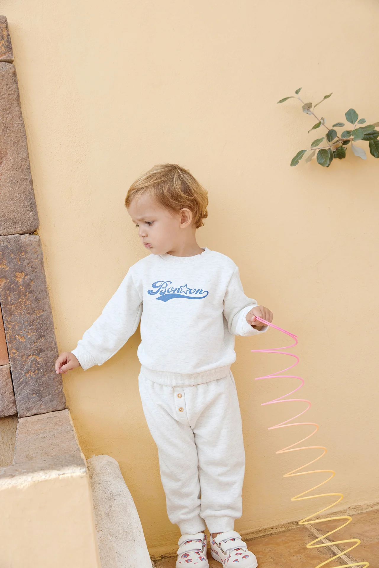 Sweat - Smily Logo Gris Chine - Image 4