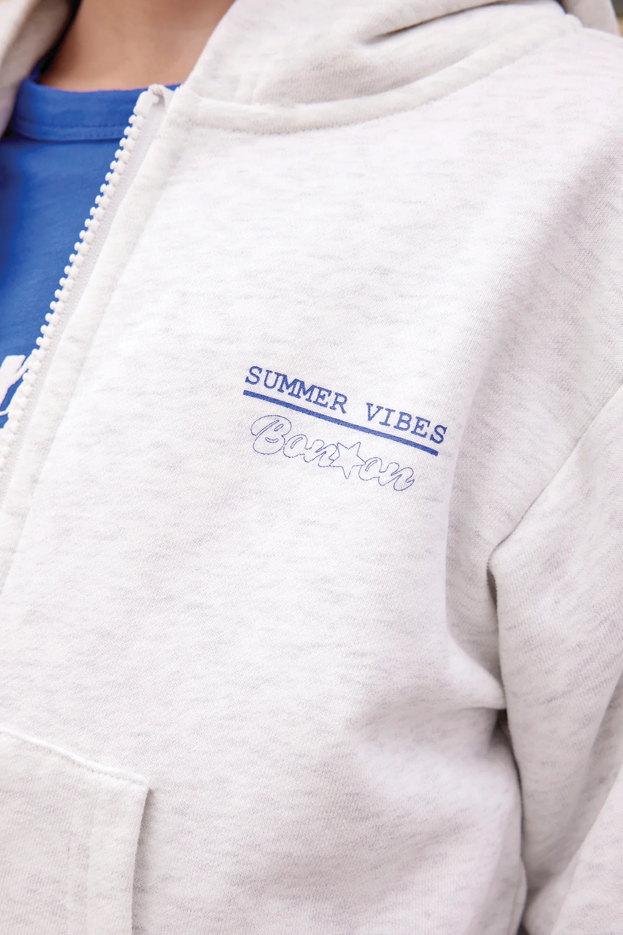 Sweat - Lu Day off Gris Chine - Image 3