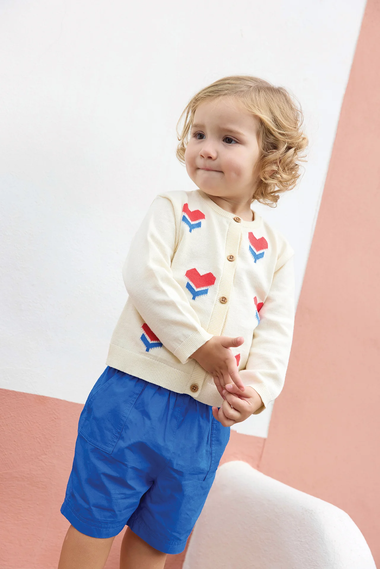 Cardigan - Nina Ecru Bonton