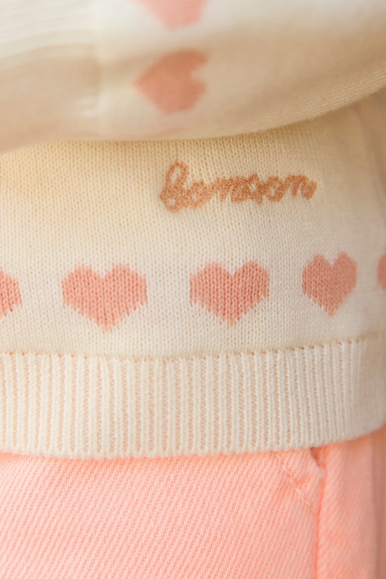 Cardigan - Laligne Ecru Bonton - Image 3