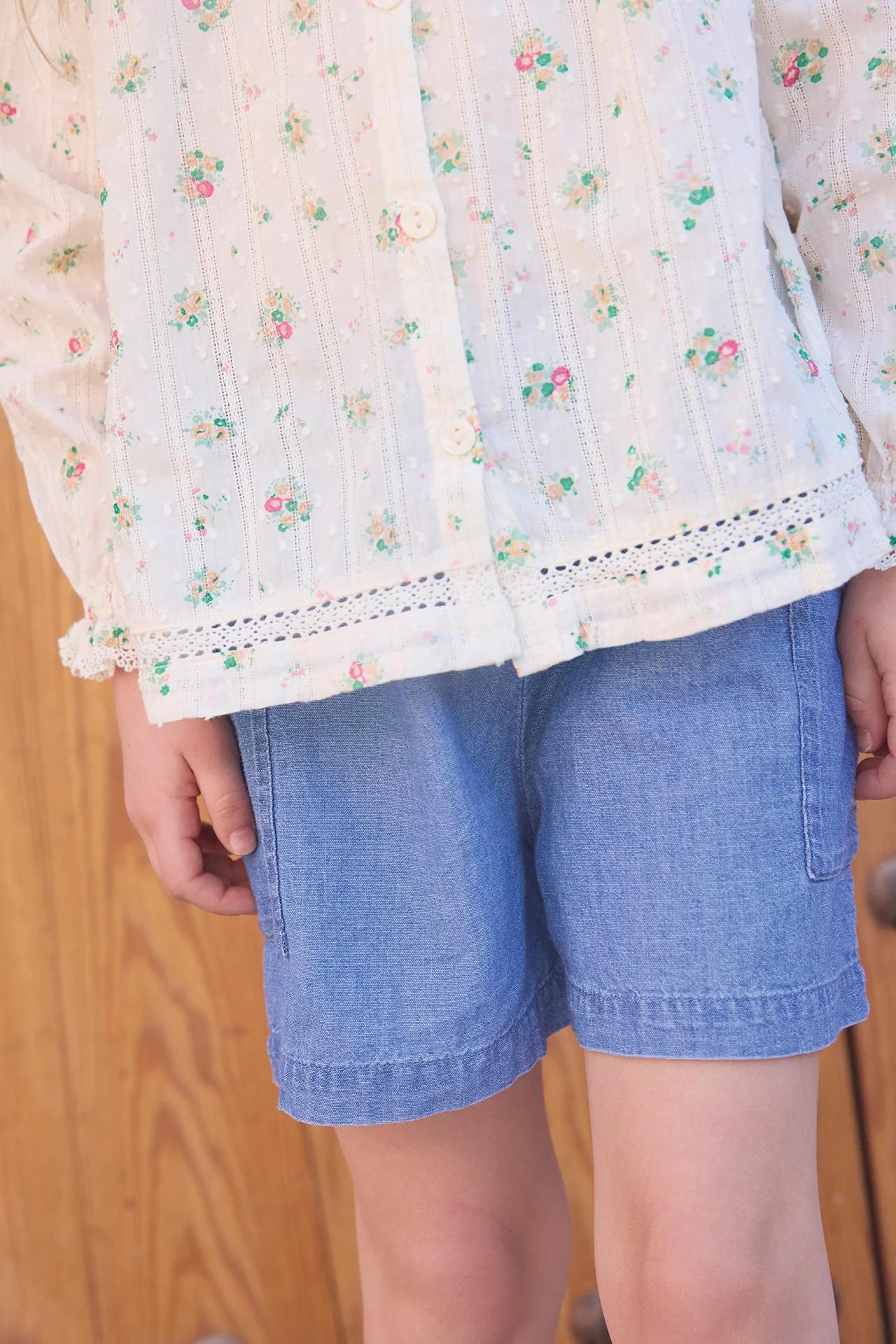 Short - Clovis Chambray - Image 2