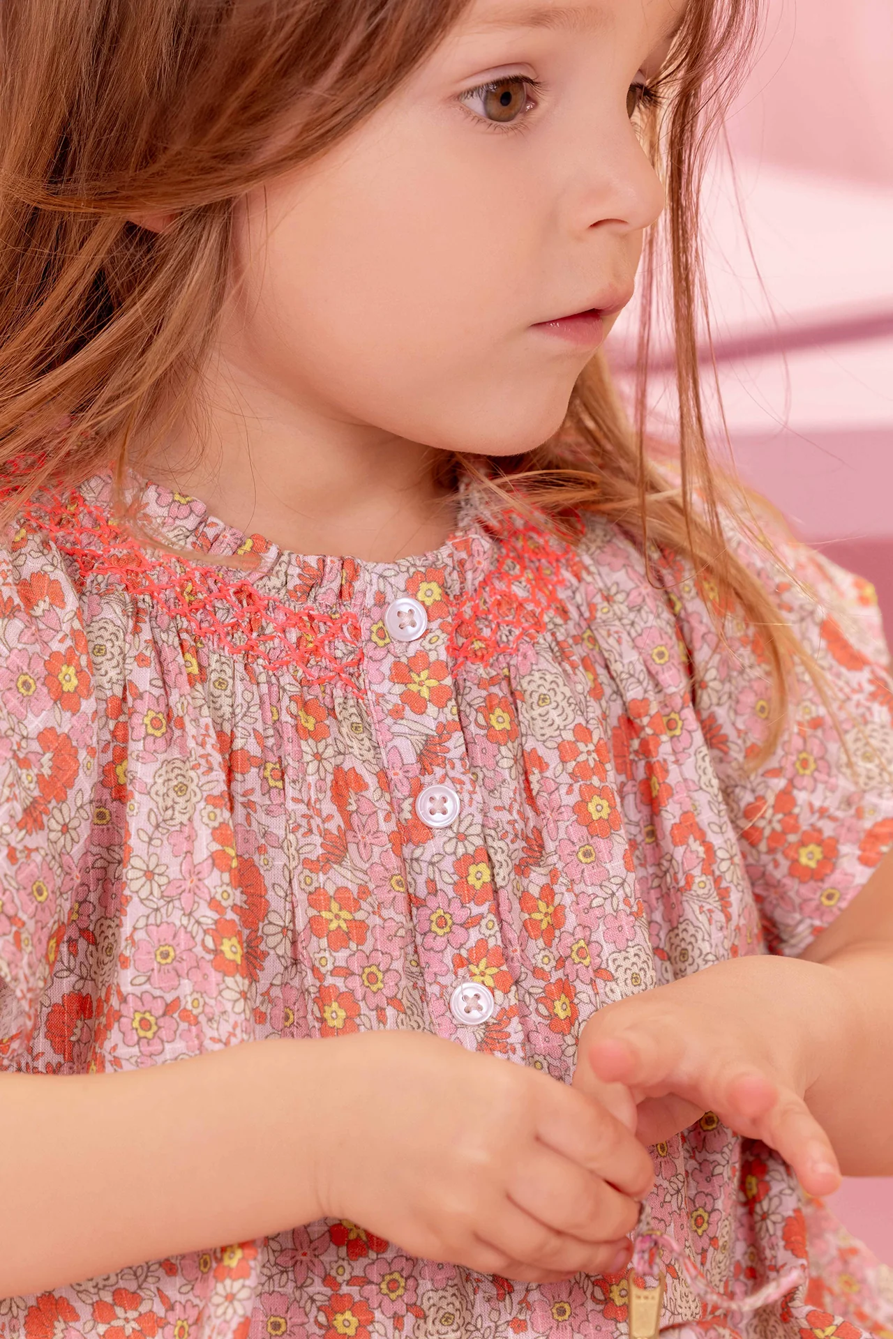 Robe - Noisette Fleur Vintage Rose - Image 2