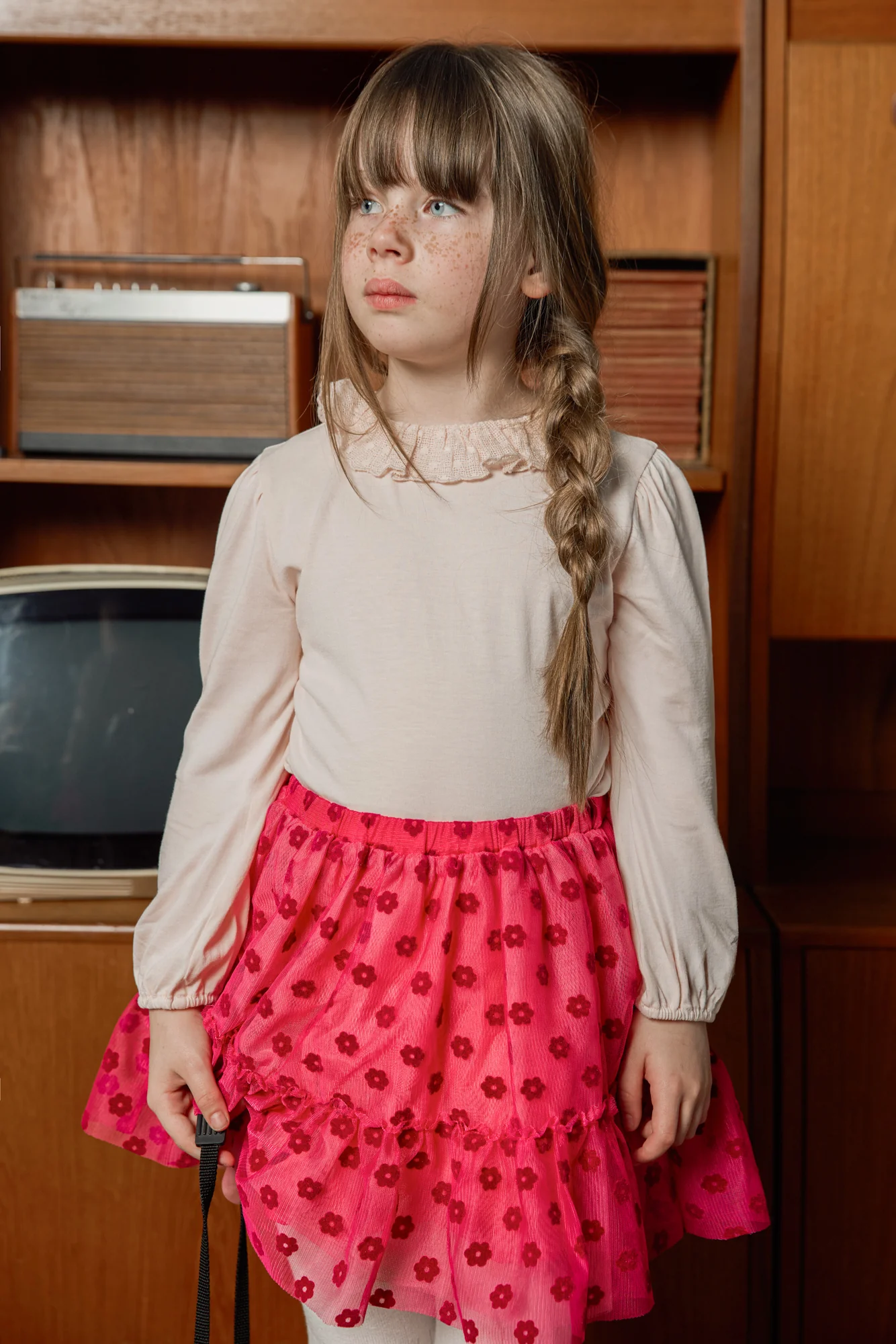 T-shirt - Piris Rose Baby Coton