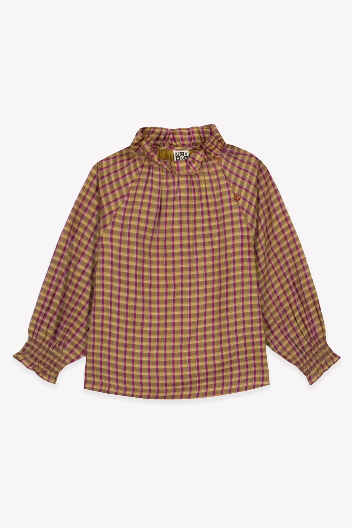 Blouse - Pomme Carreaux Coton - Image 4