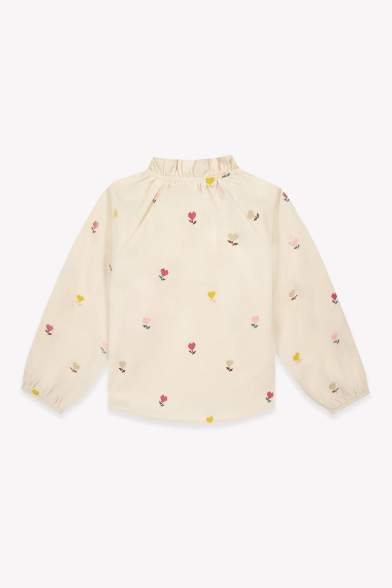 Blouse - Pomette Cœur Flower Velours - Image 3