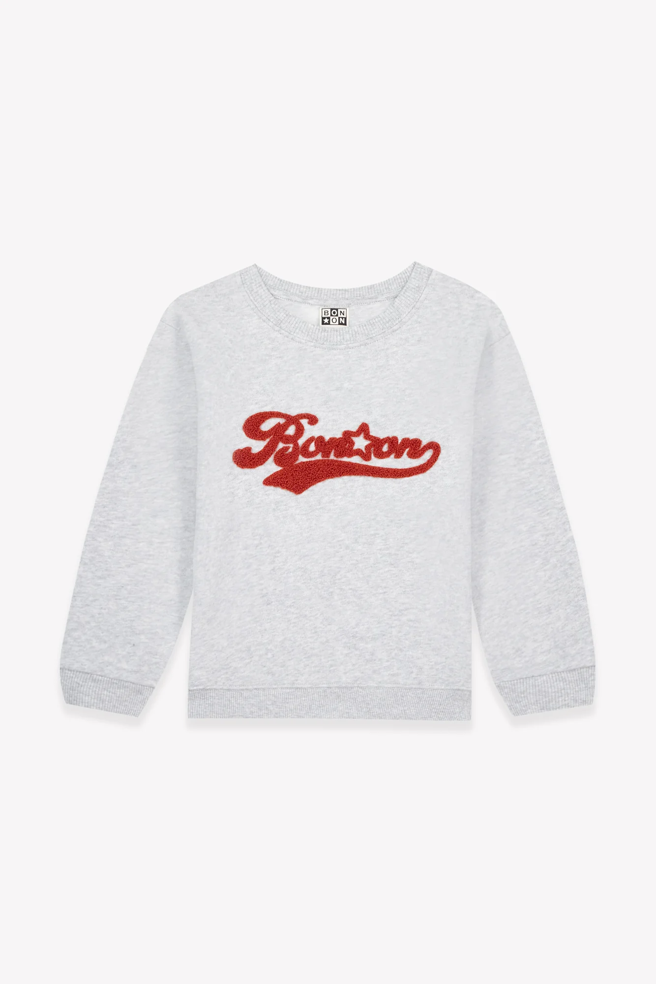 Sweat - Smile Gris Coton - Image 3