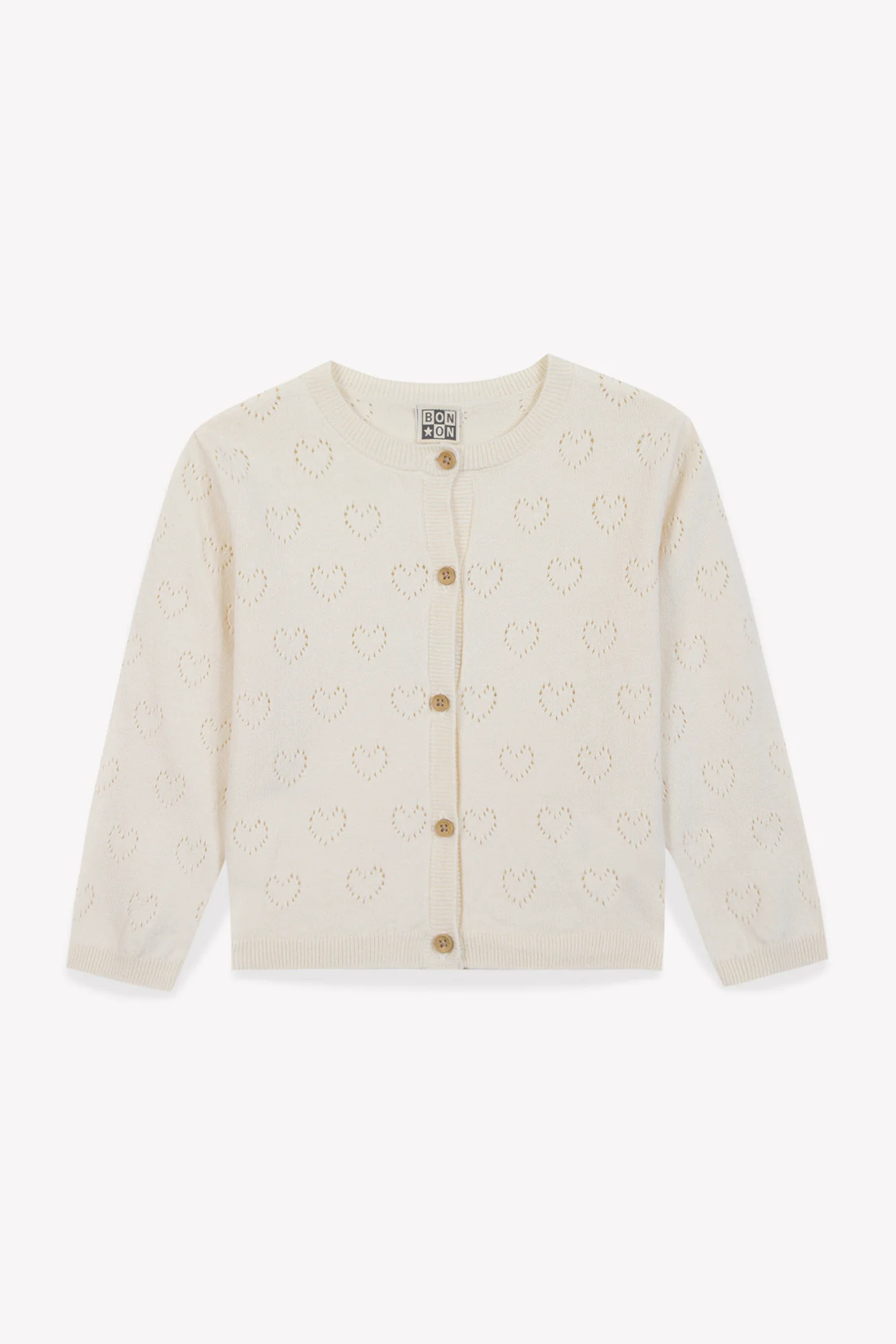 Cardigan - Lilou Milk Coton Cachemire