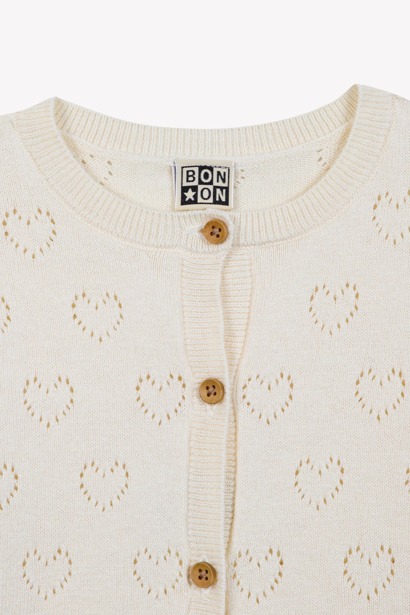 Cardigan - Lilou Milk Coton Cachemire - Image 2