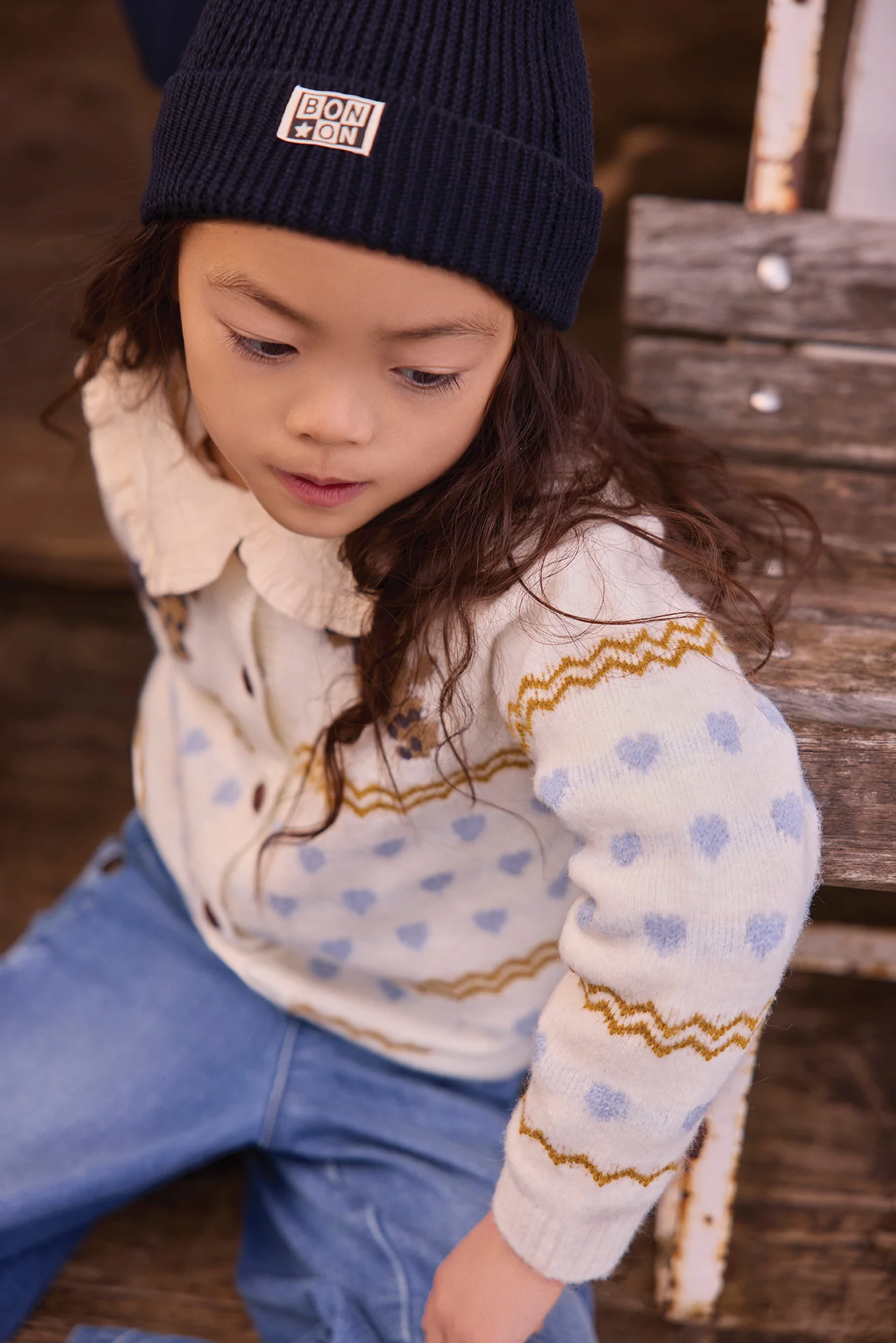 Cardigan - Paula Milk Jacquard - Image 2