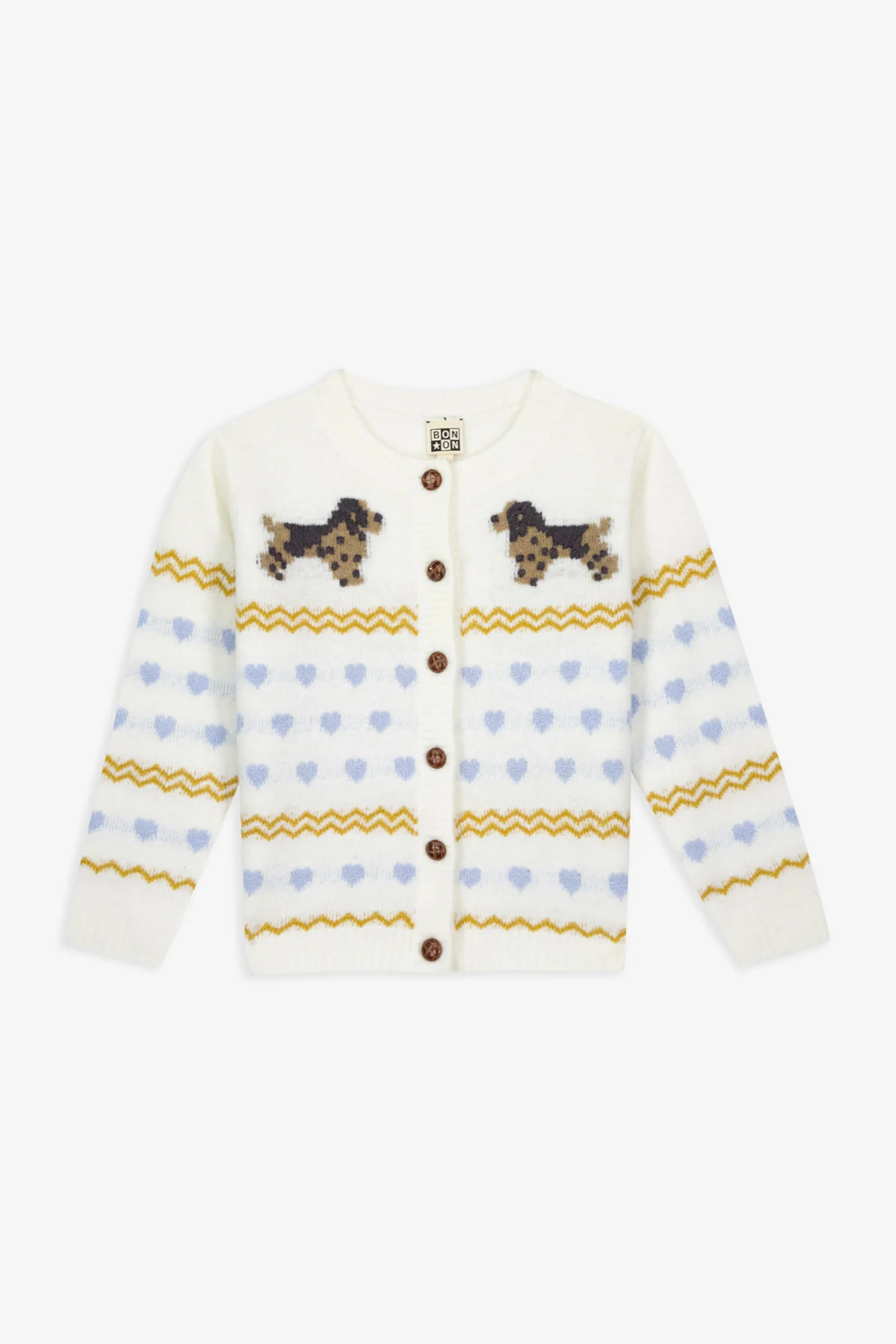 Cardigan - Paula Milk Jacquard - Image 4