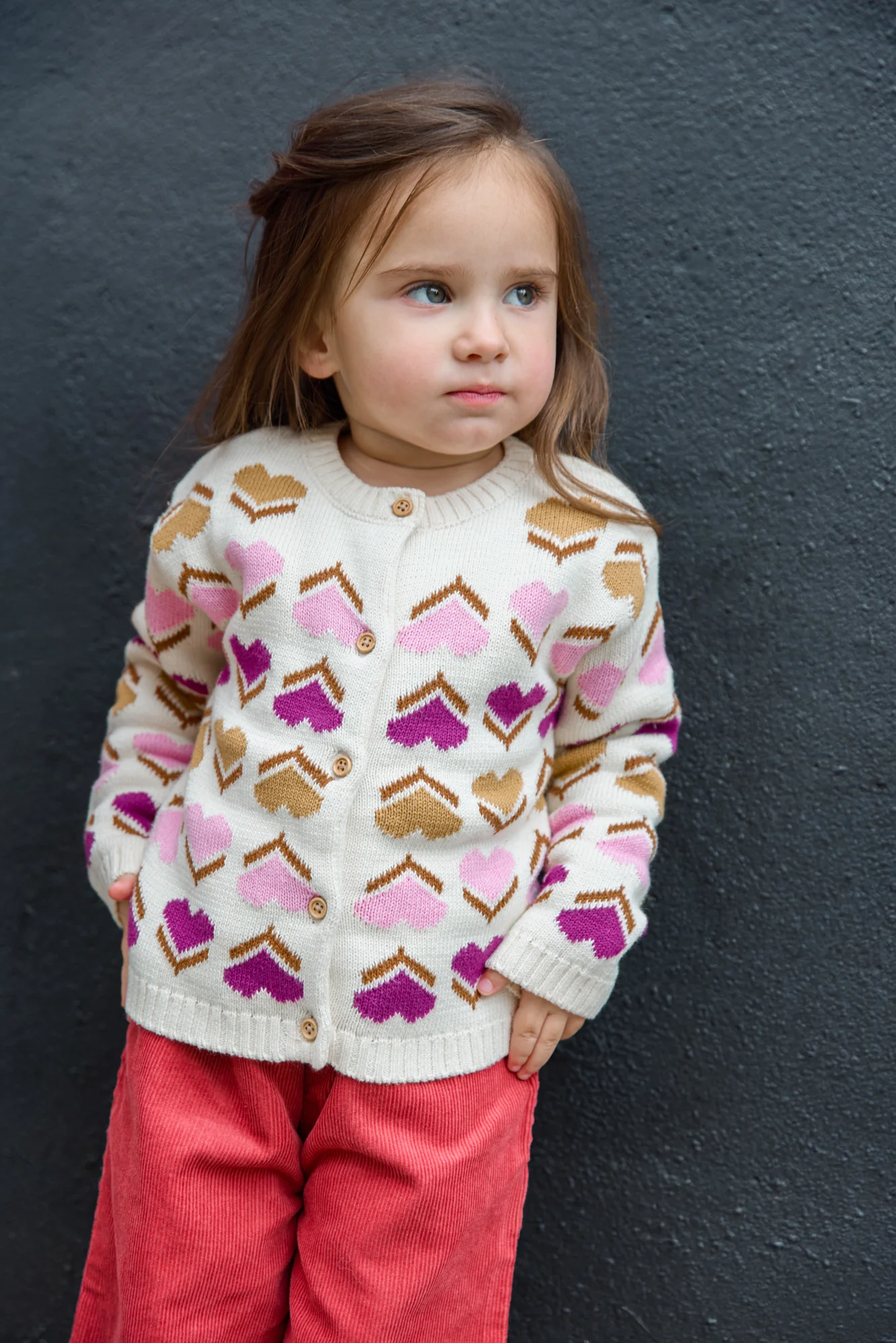 Cardigan - Maligne Milk Jacquard