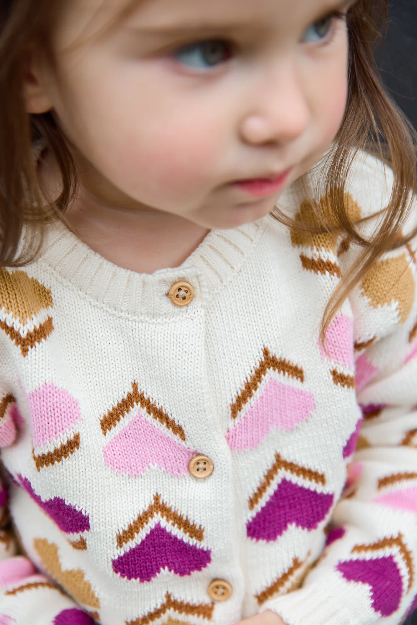 Cardigan - Maligne Milk Jacquard - Image 2