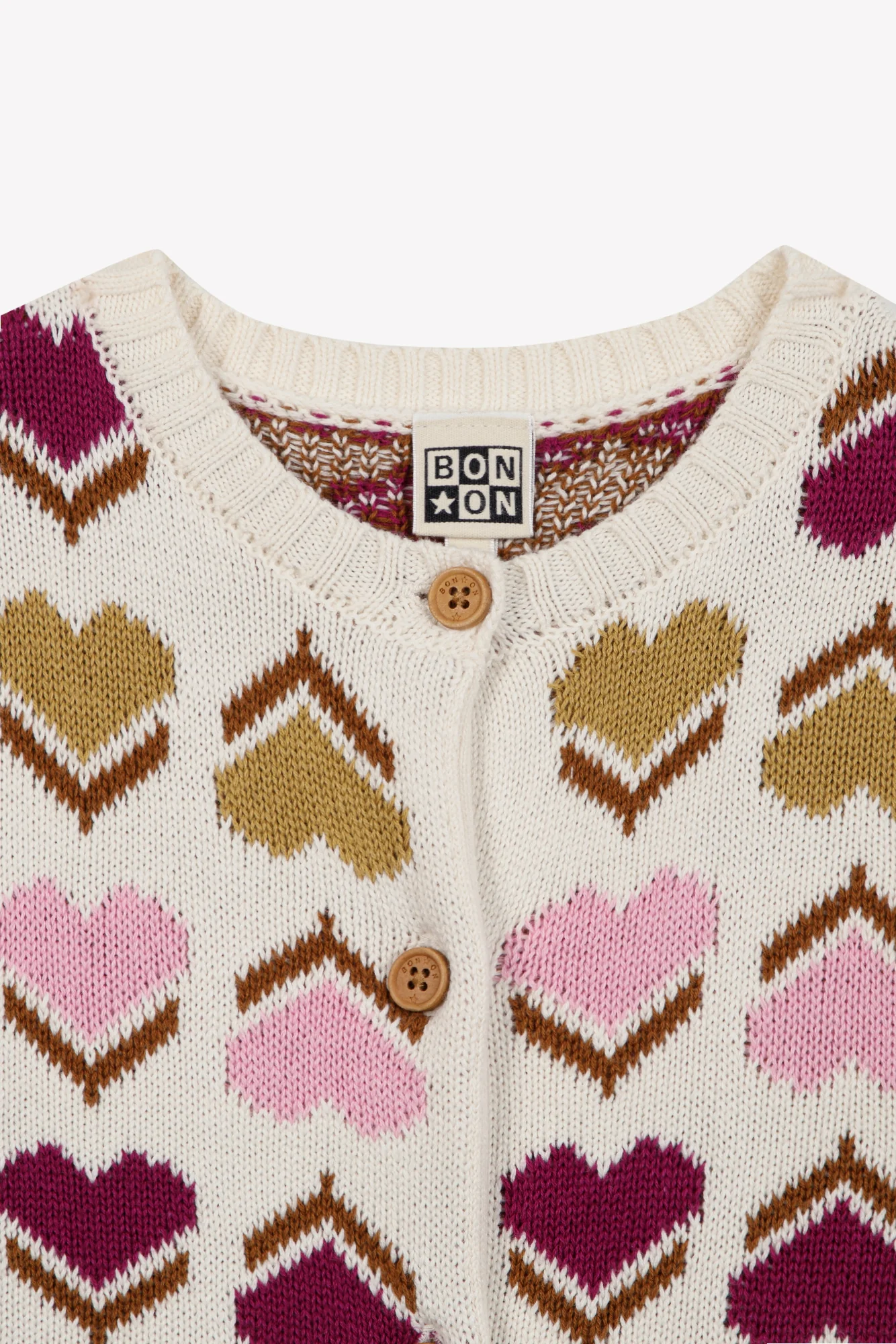 Cardigan - Maligne Milk Jacquard - Image 4