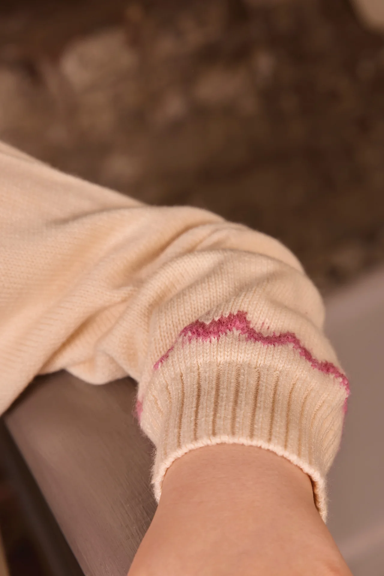 Cardigan - Pia Milk Jacquard - Image 6