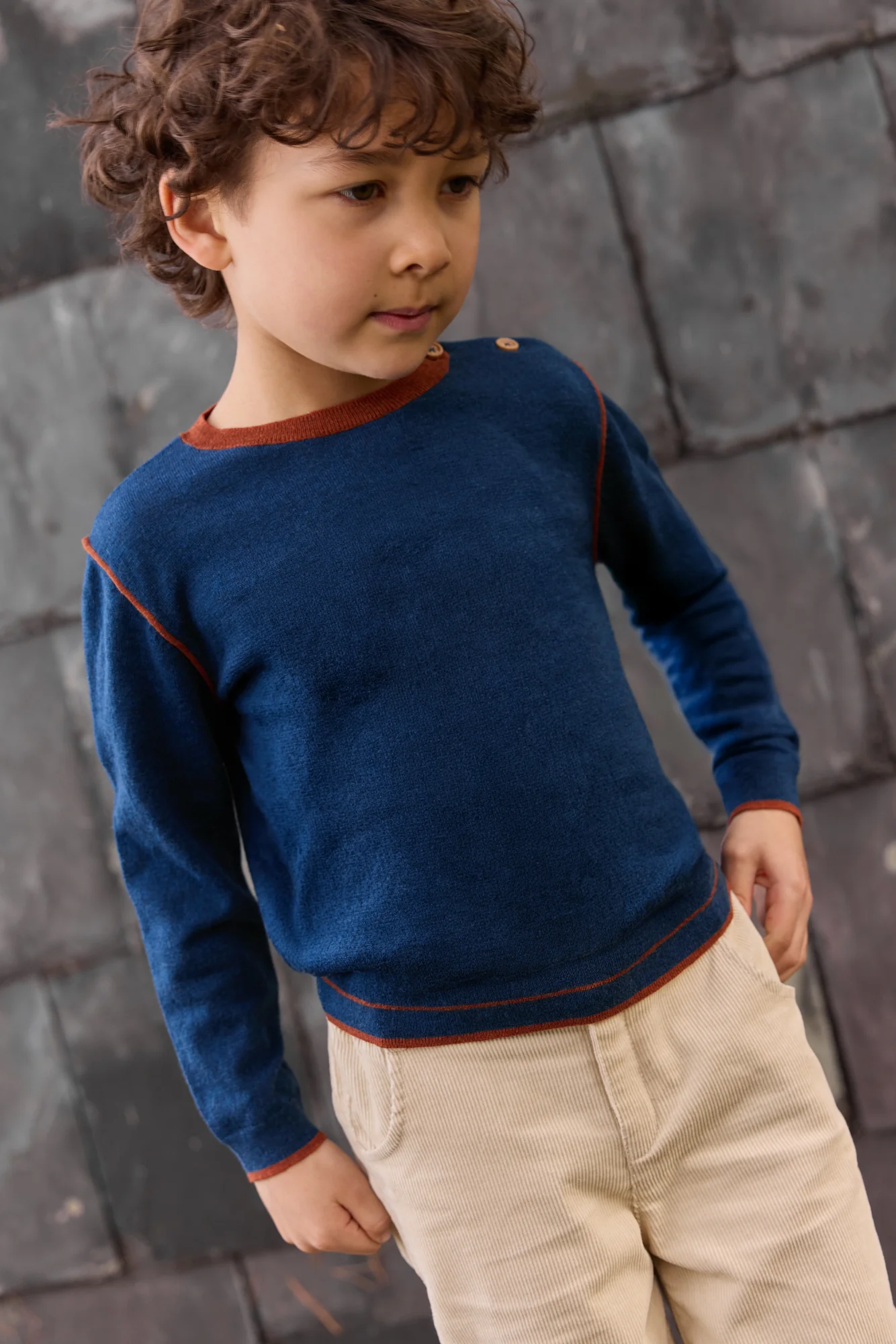 Pull - Pasta Blue Coton