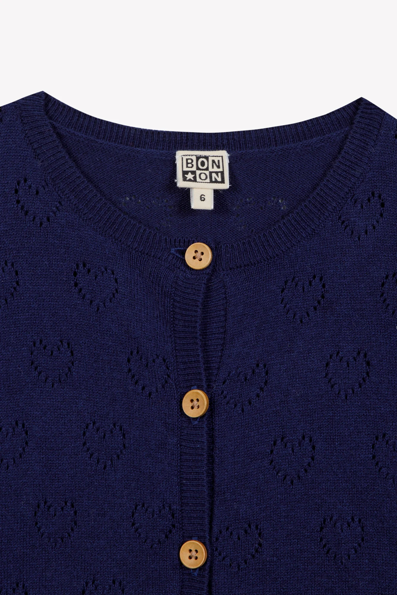 Cardigan - Lilou Blue Coton Cachemire - Image 6