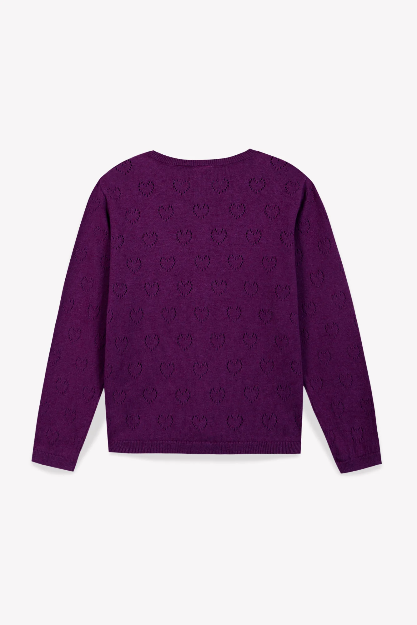 Cardigan - Lilou Purple Rain Coton Cachemire - Image 2