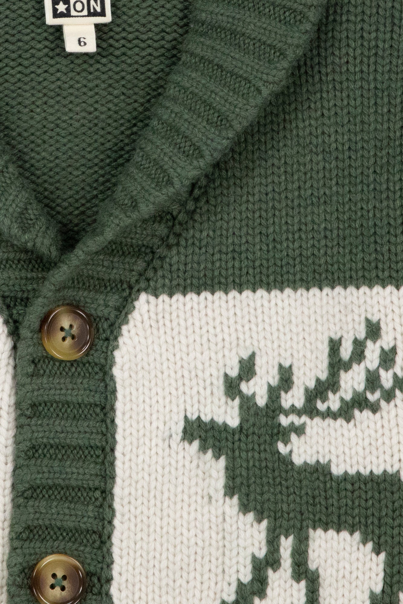 Cardigan - Polar Kaki Jacquard - Image 4