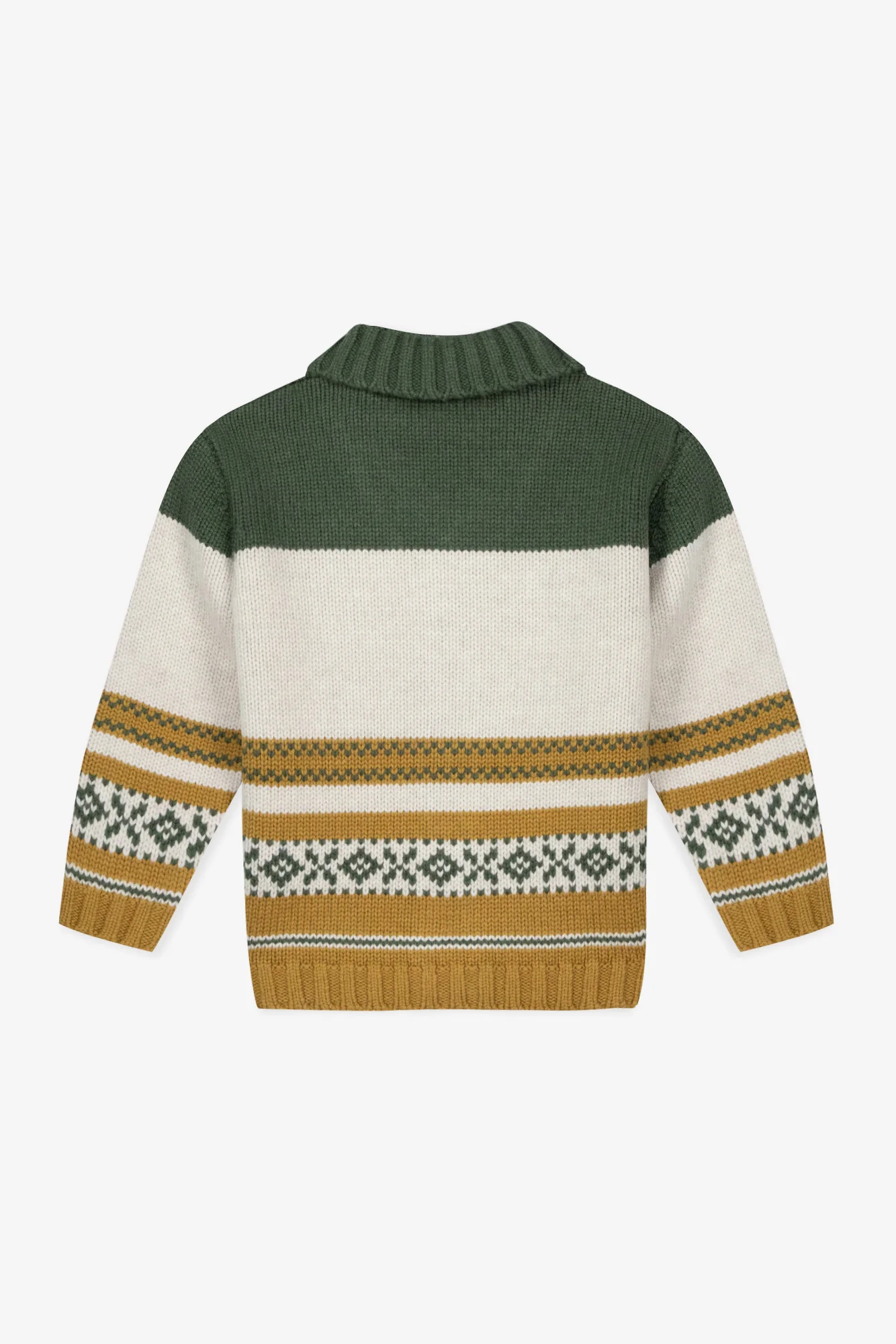 Cardigan - Polar Kaki Jacquard - Image 5