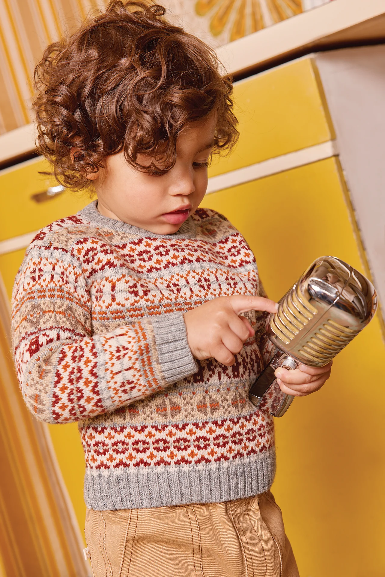 Pull - Maylon Chestnut Jacquard