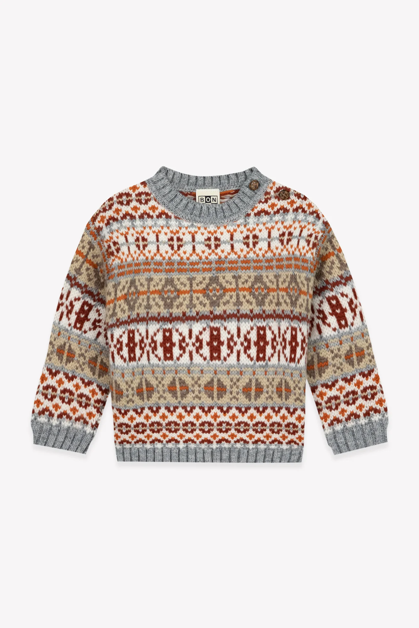 Pull - Maylon Chestnut Jacquard - Image 3