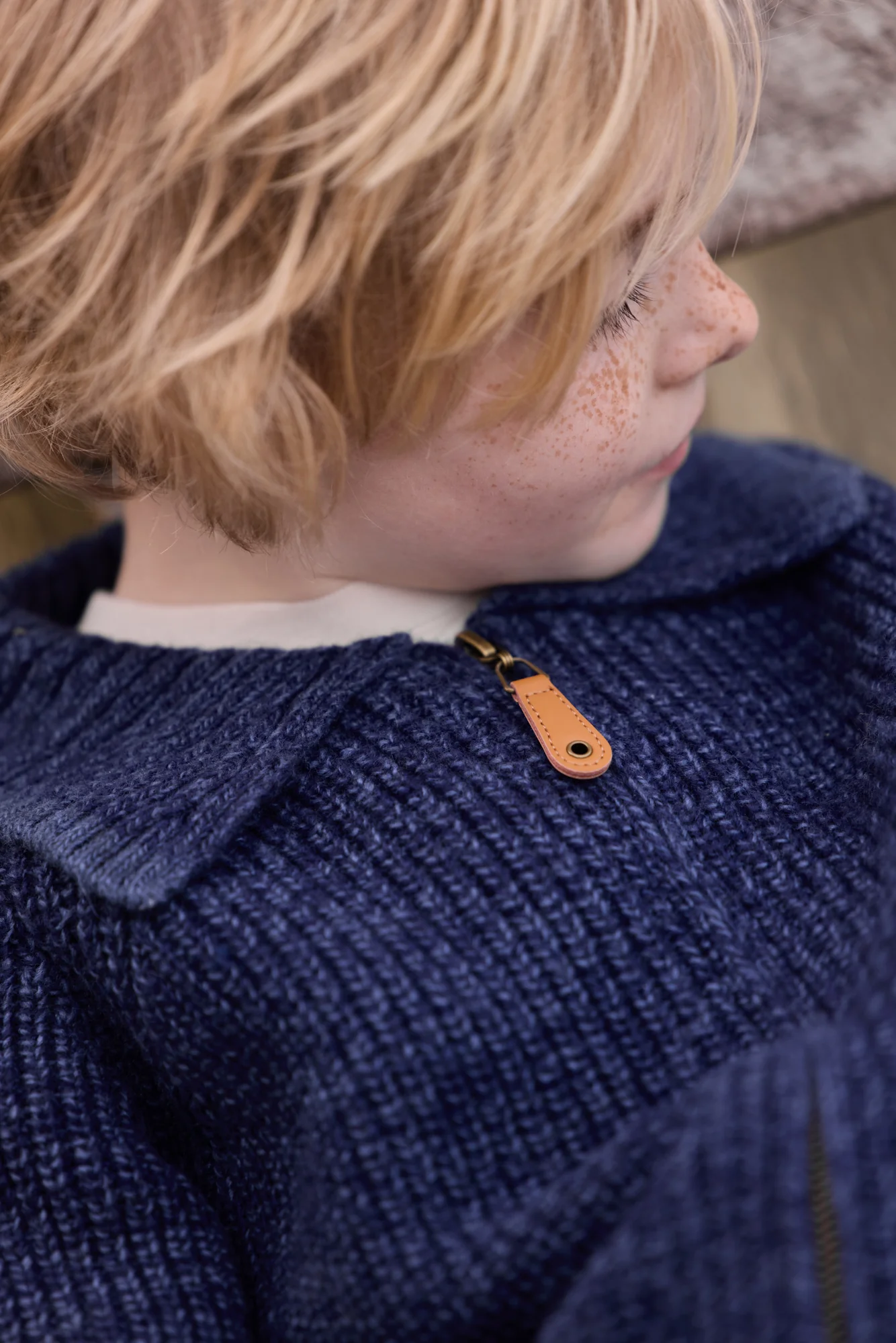 Cardigan - Pimpon Blue Laine - Image 2