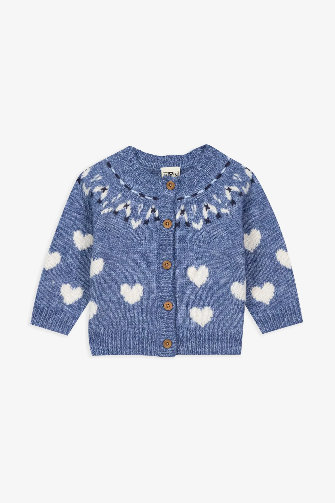 Gilet - Pastel Blue Jacquard - Image 3
