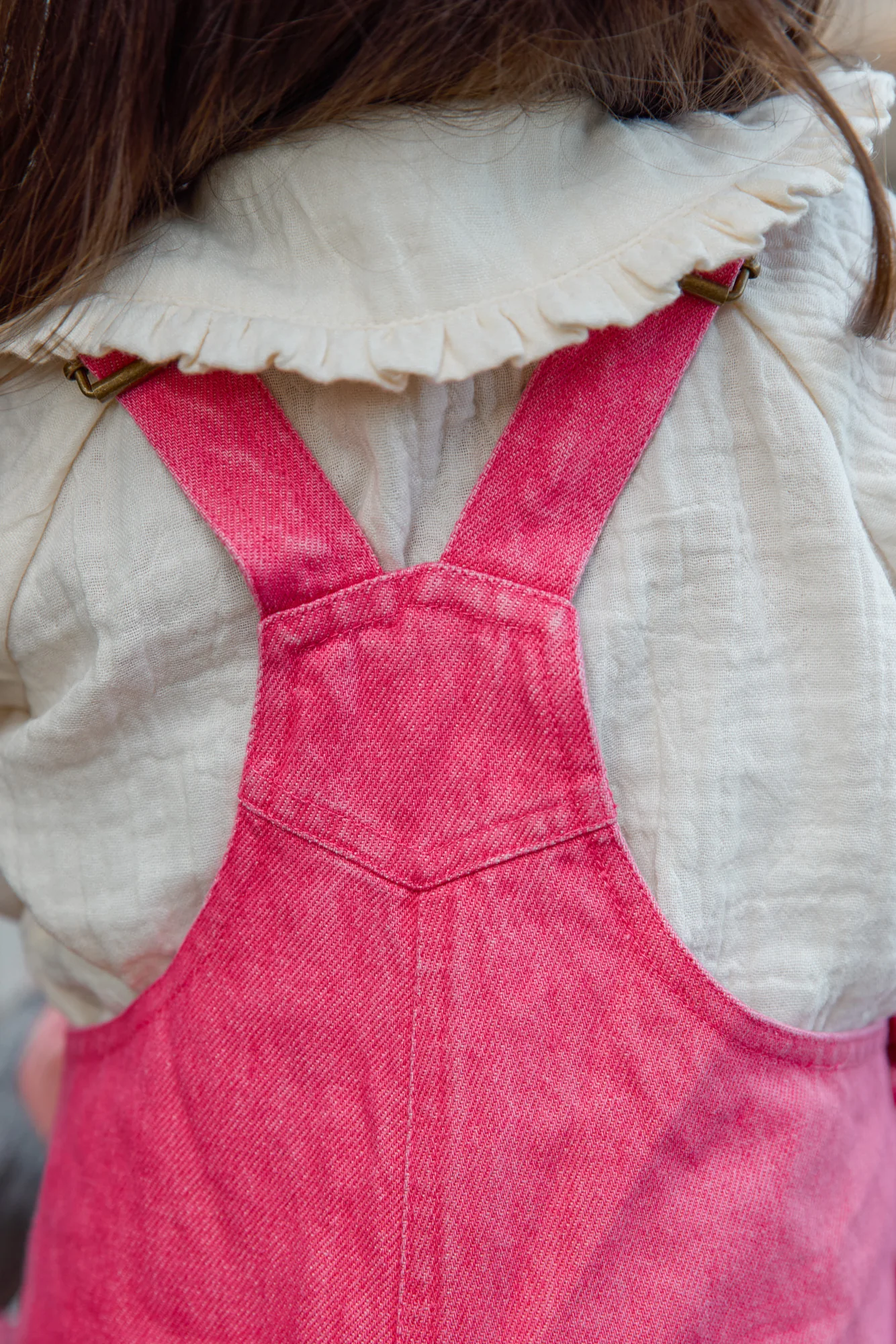 Salopette - Pica Rose Coton - Image 3