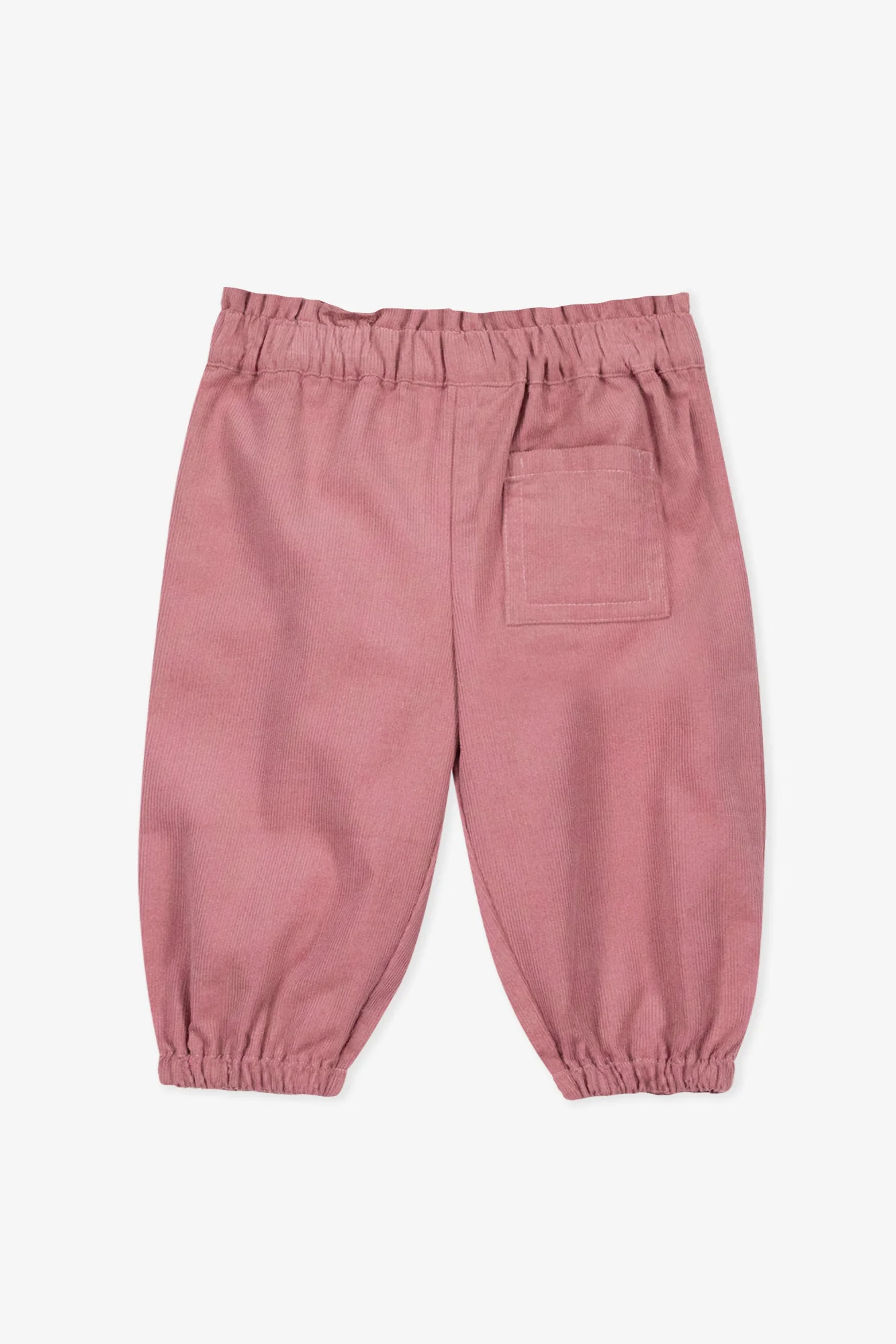 Pantalon - Biscotte Rose Bacon Velours - Image 3