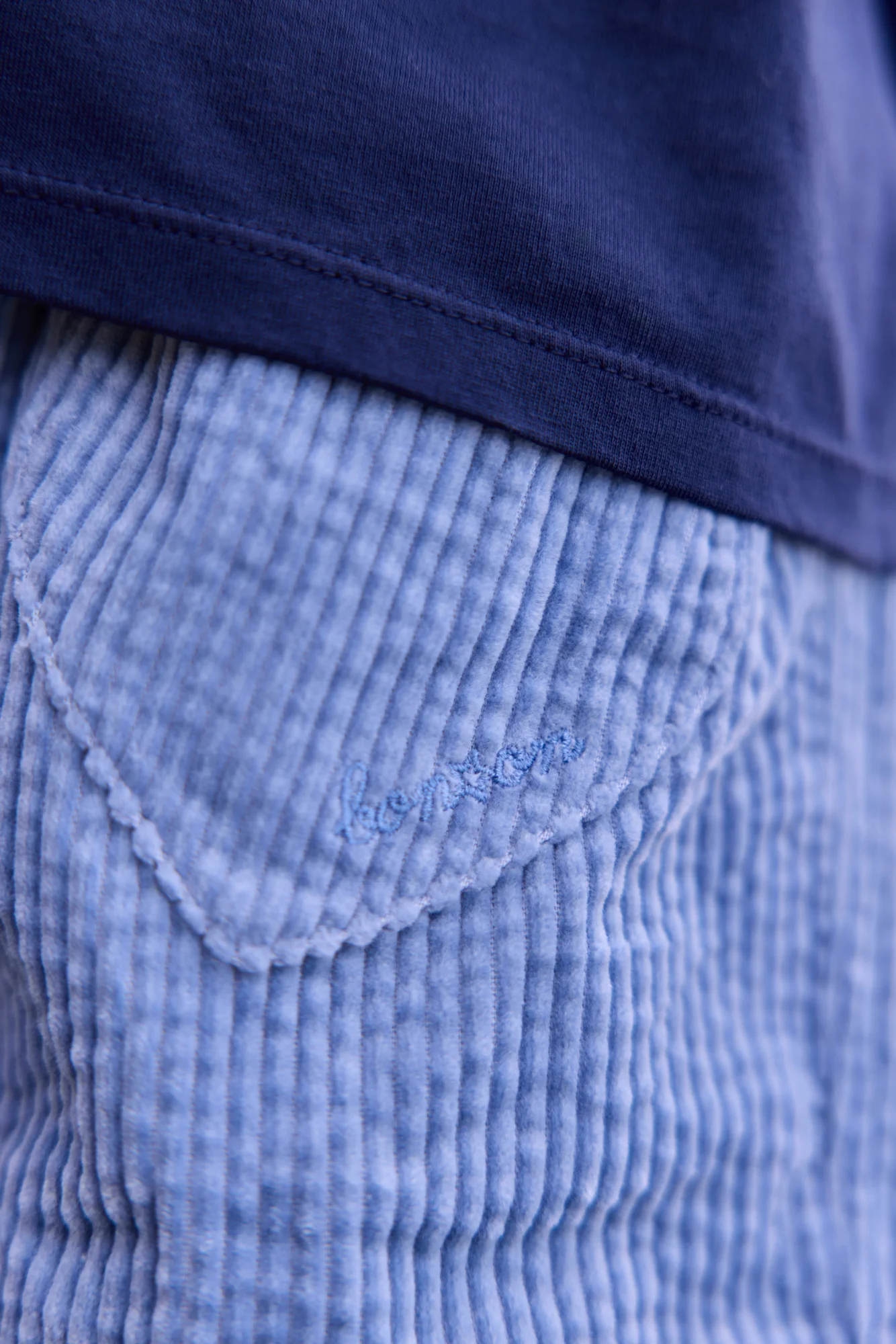 Short - Melanie Bleu Docker Coton - Image 2