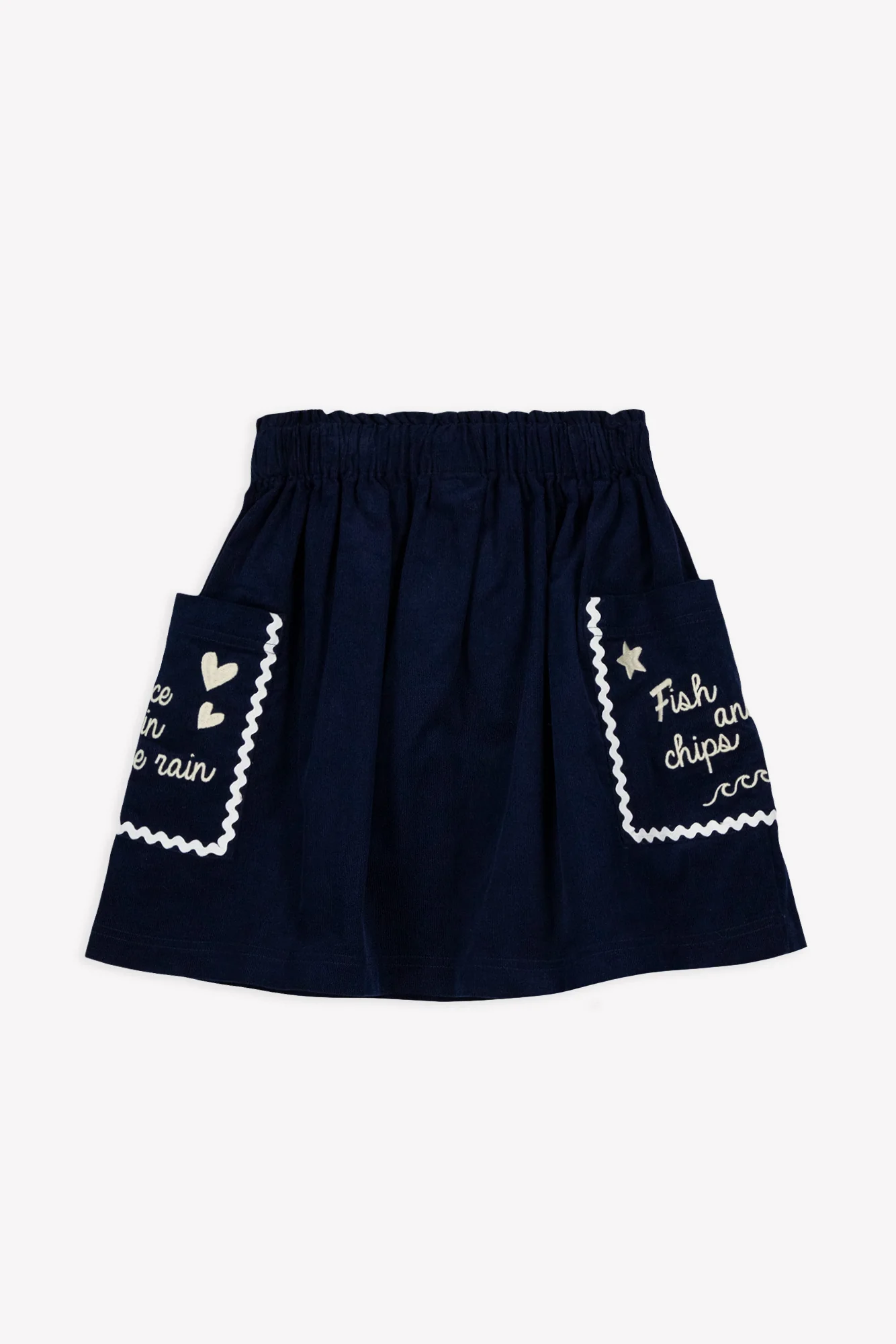 Jupe - Ruche Sailor Blue Coton - Image 6