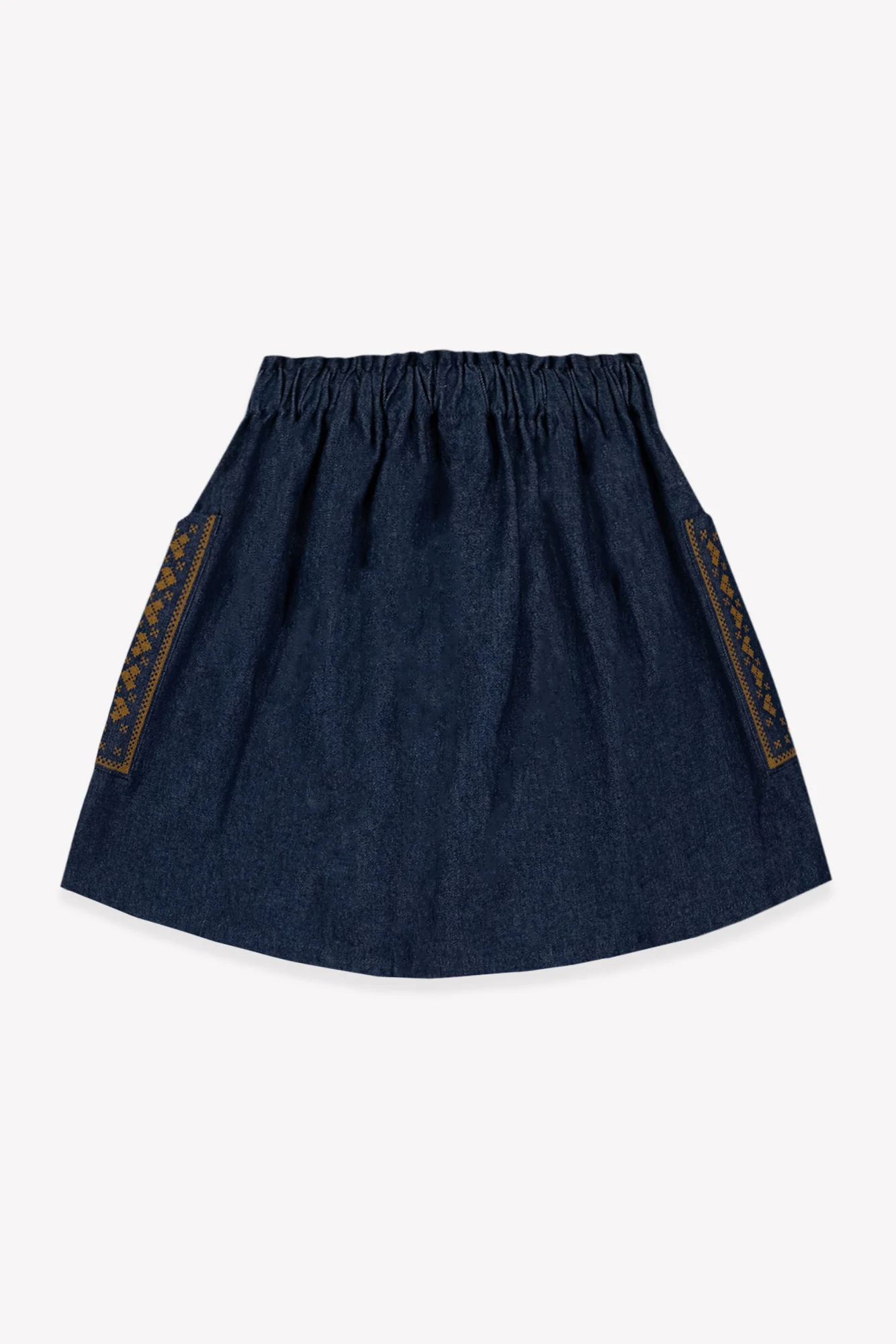 Jupe - Ruche Chambray Coton - Image 3