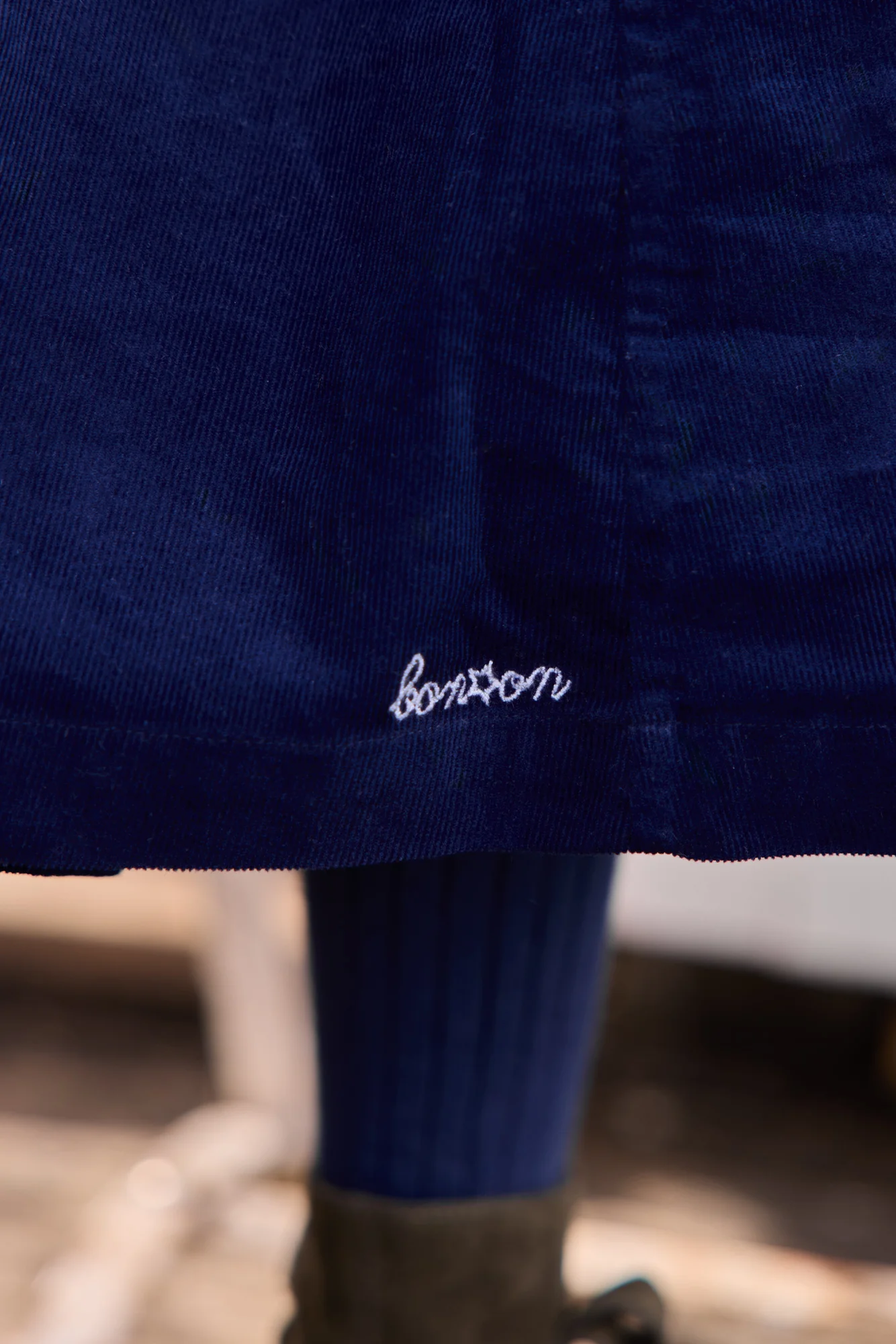 Jupe - Papaye Sailor Blue Velours - Image 3