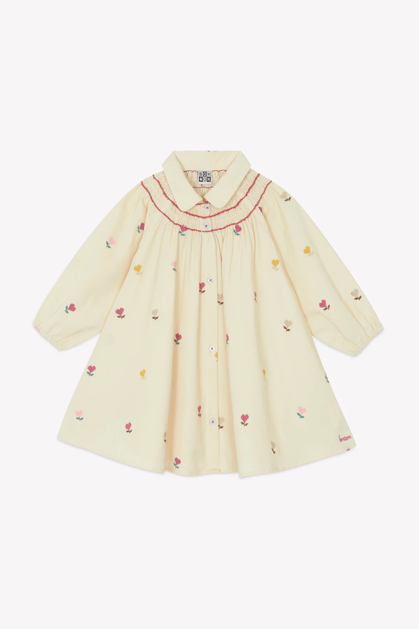 Robe - Poupée Cœurs Coton