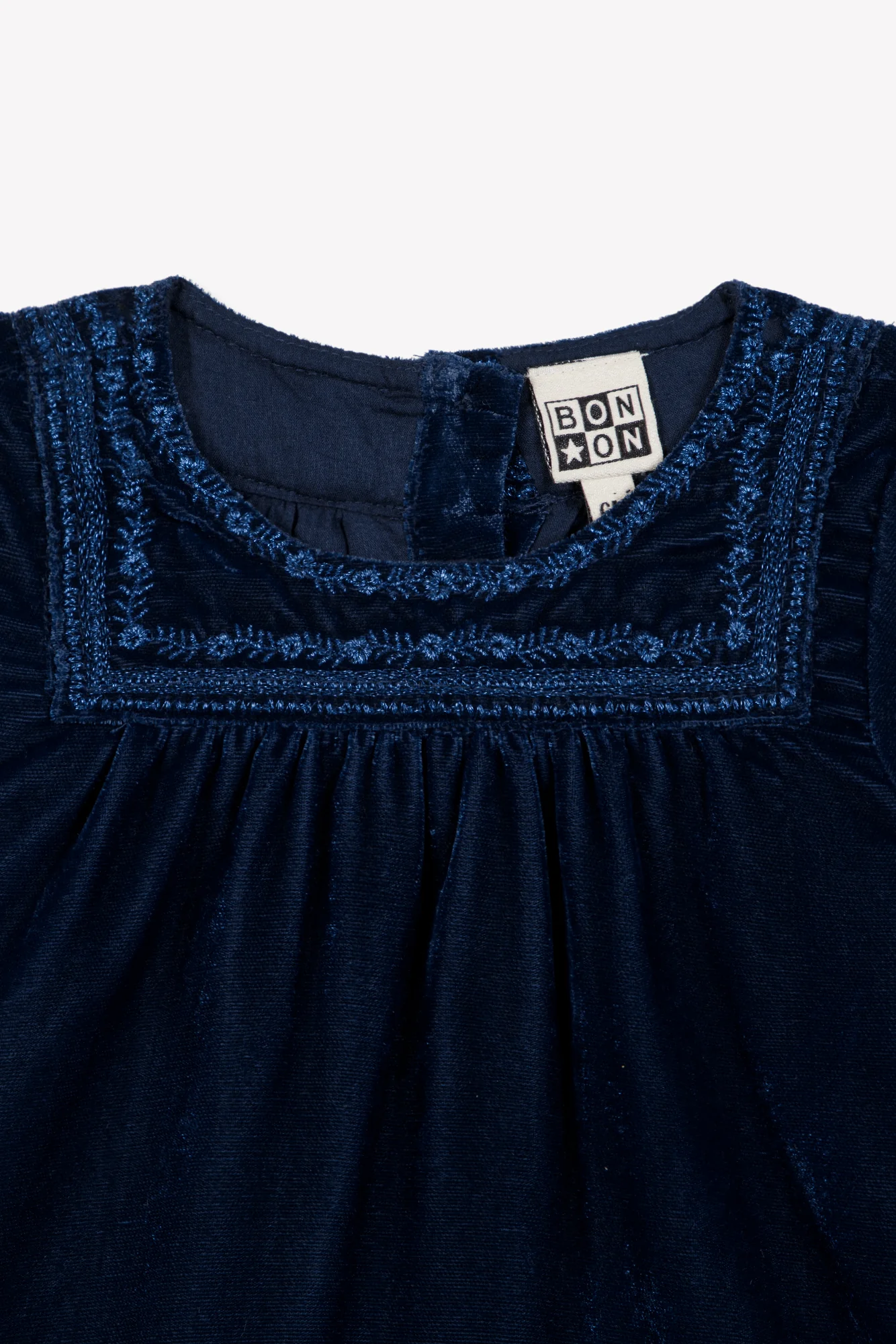 Robe - Pimousse Sailor Blue Velours - Image 2