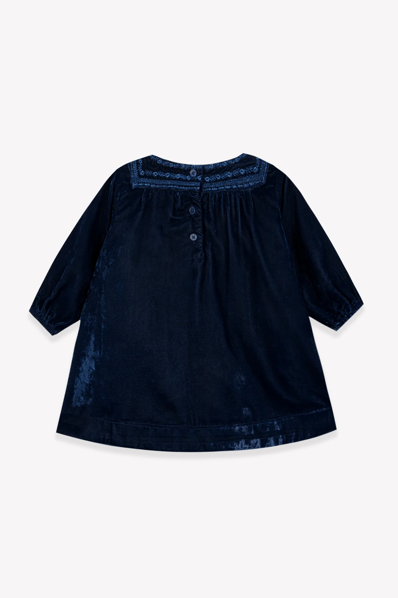 Robe - Pimousse Sailor Blue Velours - Image 3