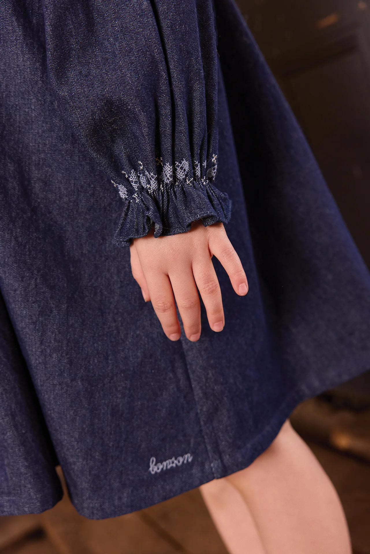 Robe - Babouchka Chambray Coton - Image 3