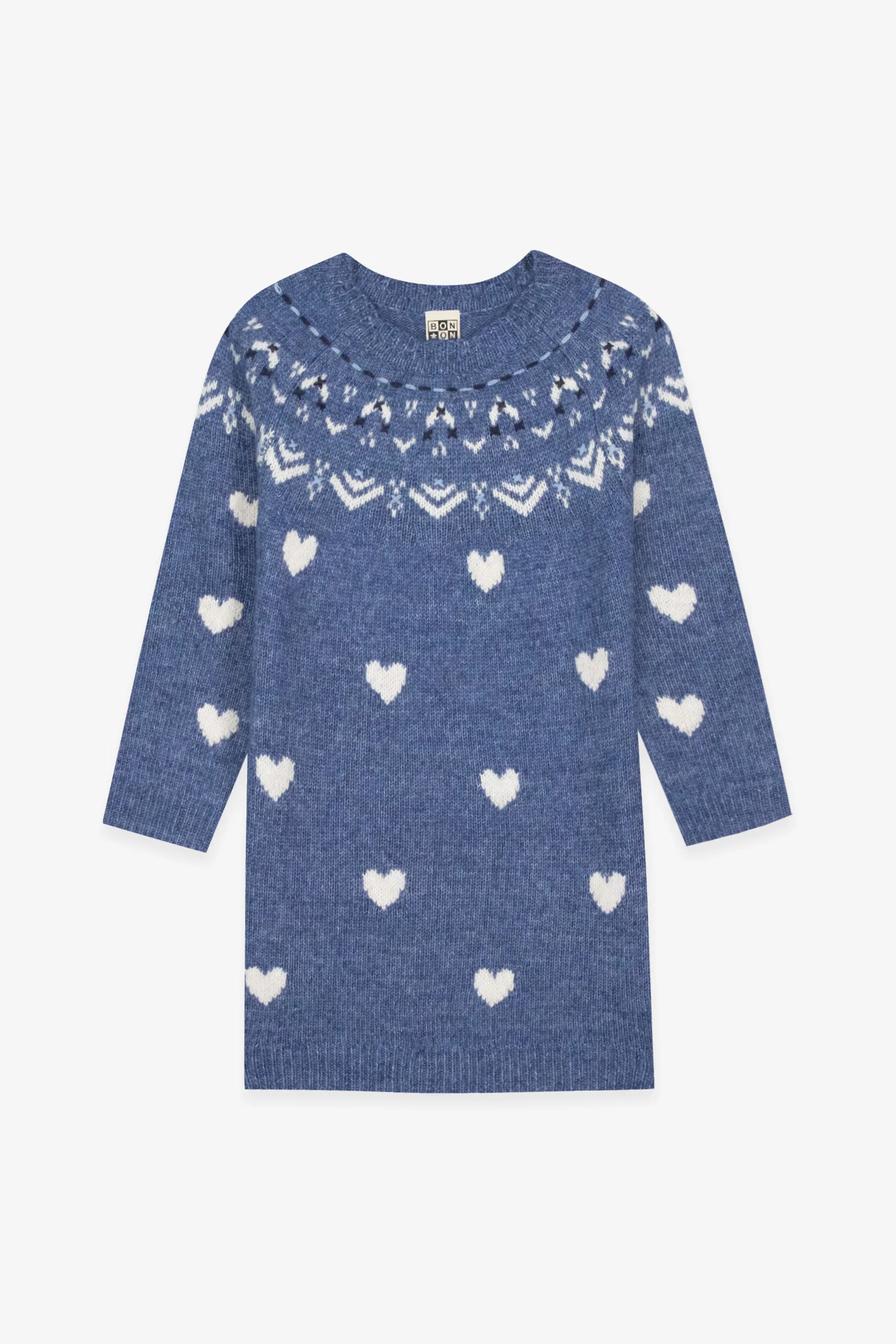 Robe - Pastel Sailor Blue Jacquard - Image 3