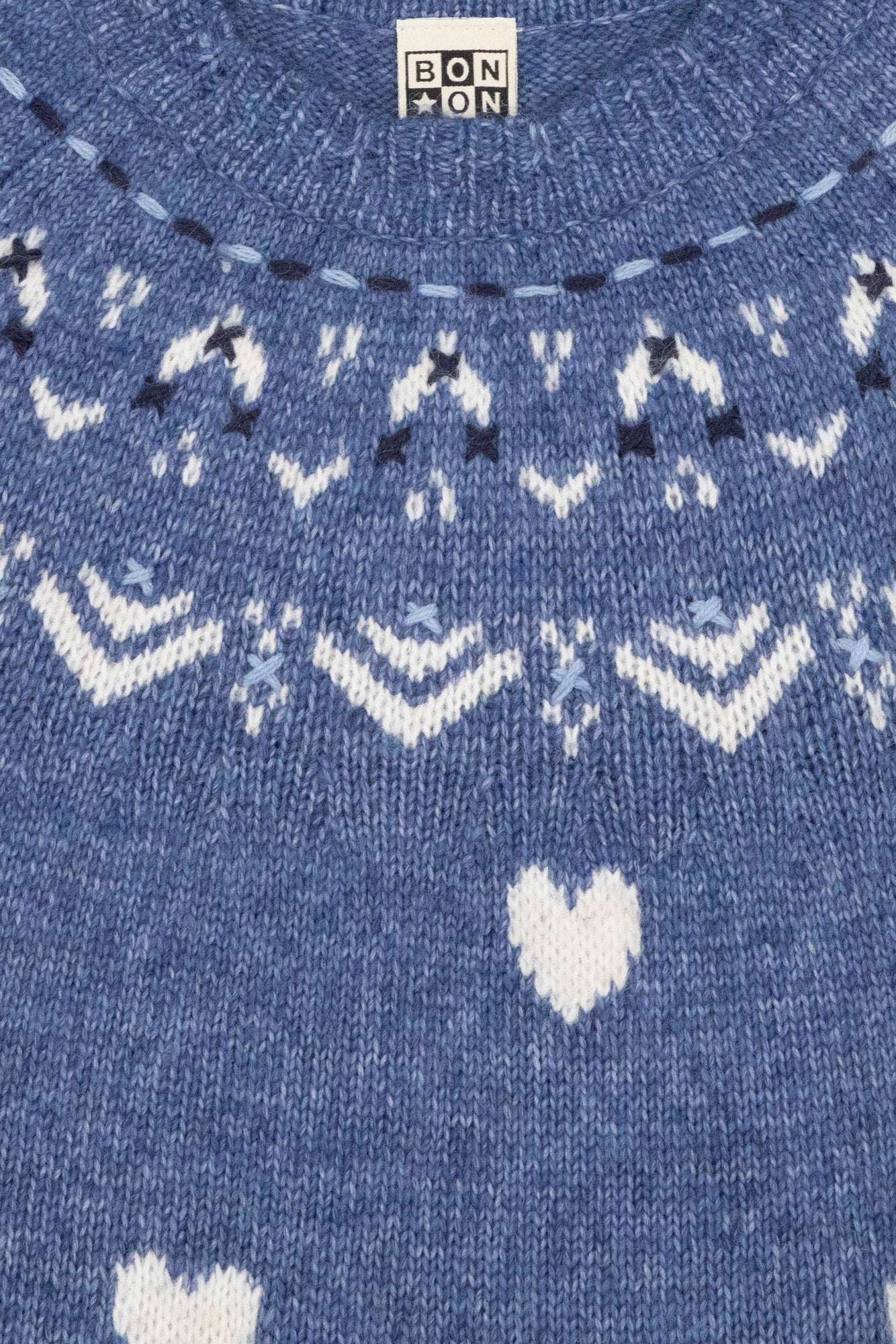 Robe - Pastel Sailor Blue Jacquard - Image 4